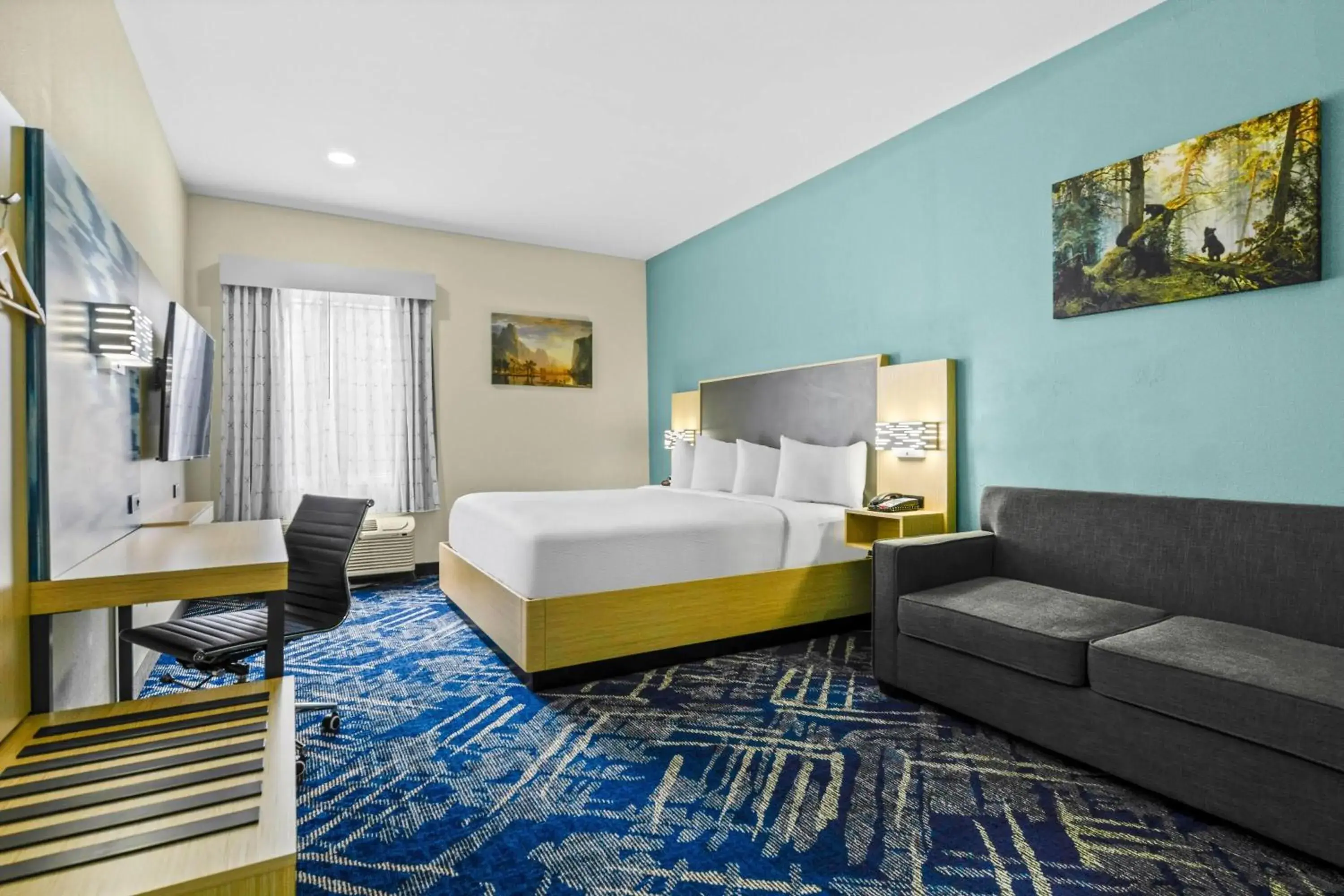 King Suite with One King Bed and Sofa Bed - Non-Smoking in Baymont by Wyndham Grovetown Augusta King Suite with One King Bed and Sofa Bed - Non-Smoking in Baymont by Wyndham Grovetown Augusta