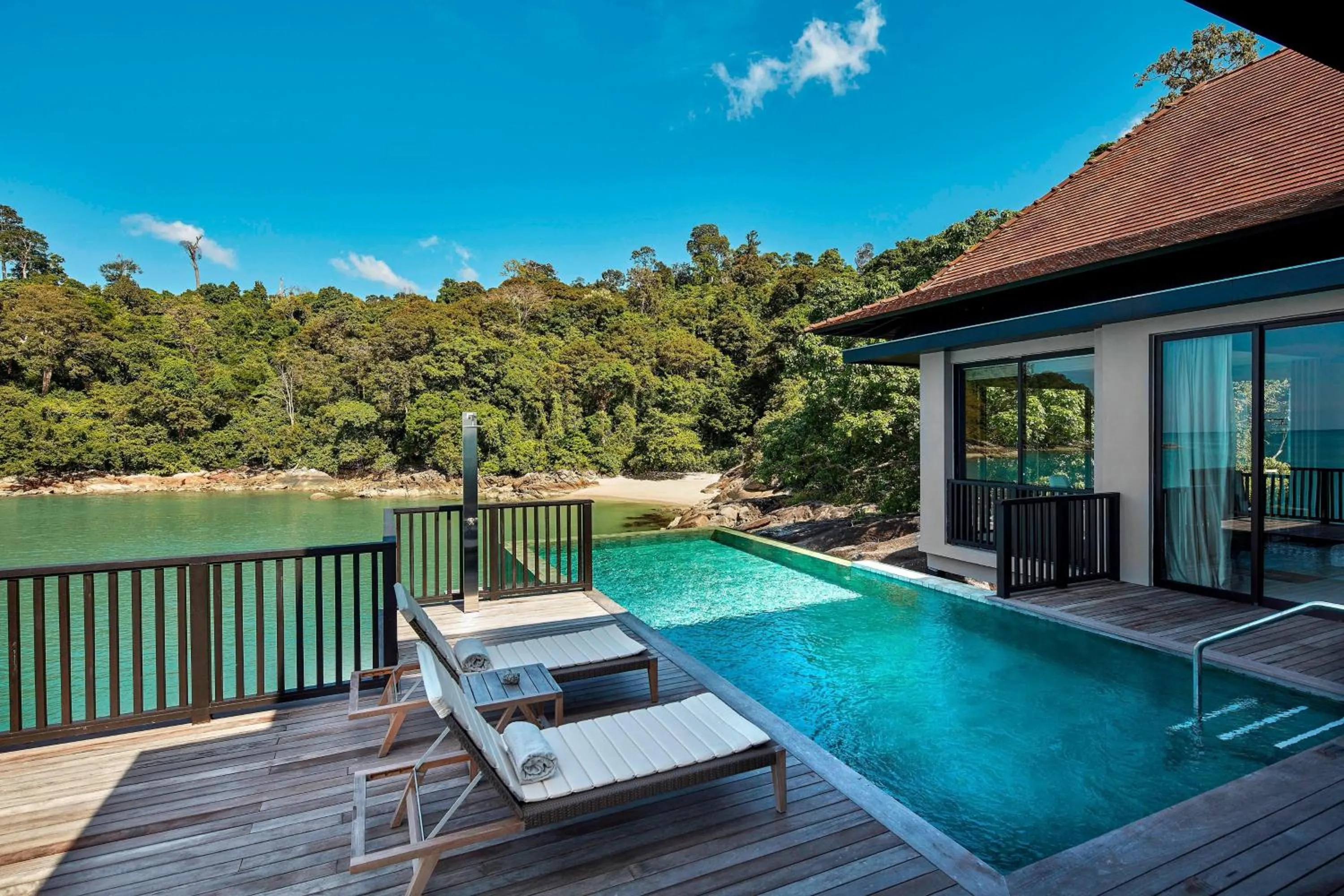 Swimming pool in The Ritz-Carlton, Langkawi