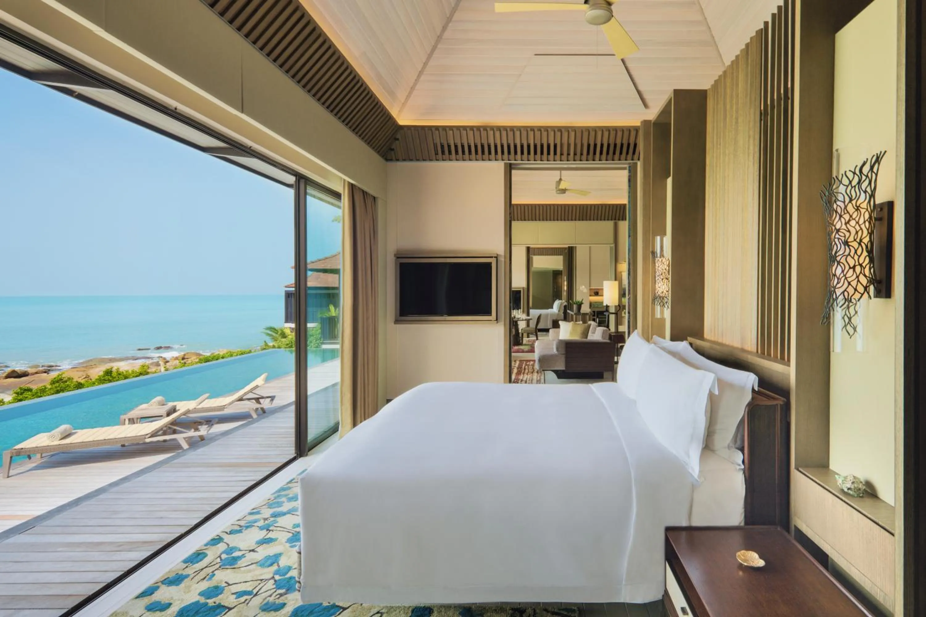 Bed in The Ritz-Carlton, Langkawi