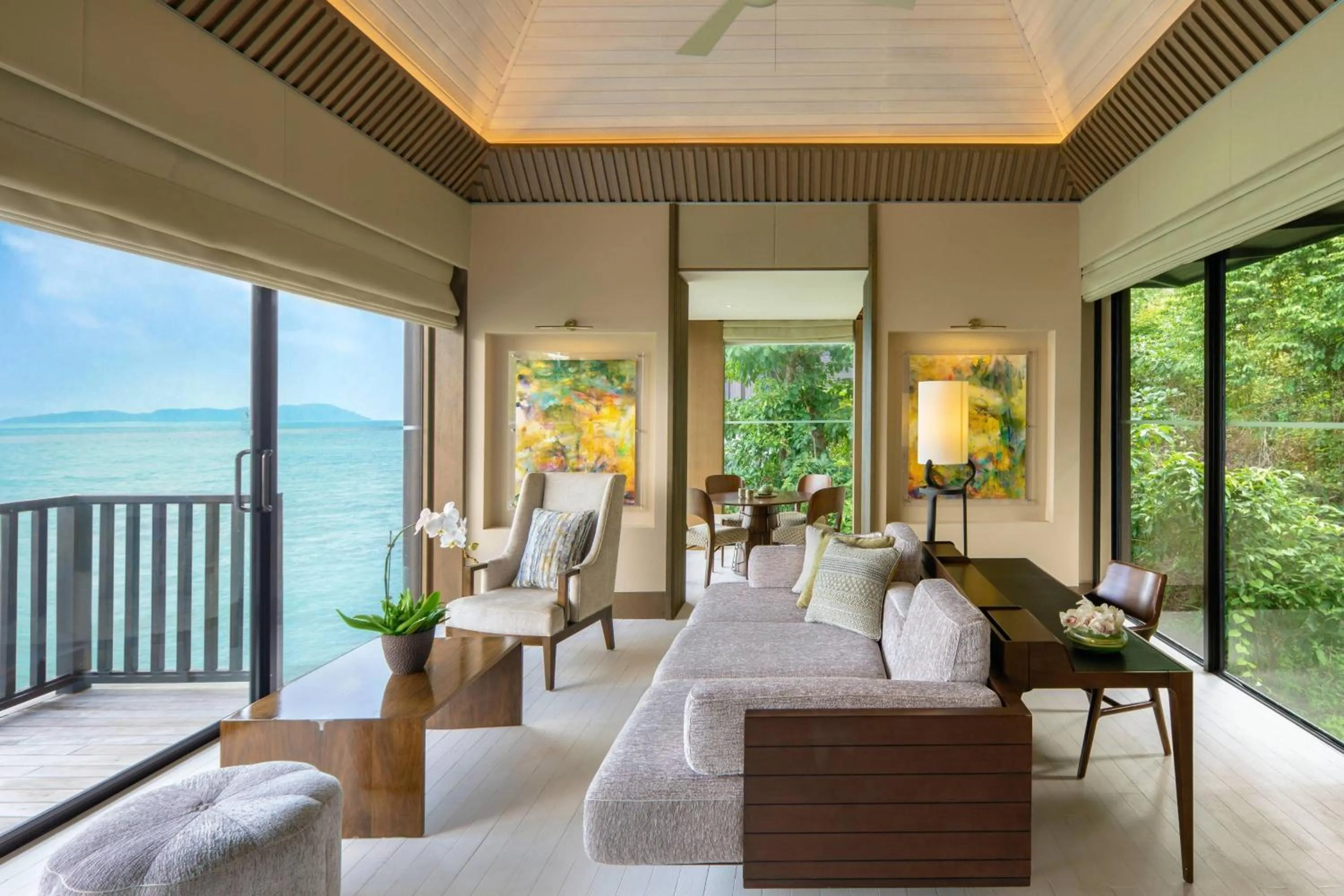 Living room in The Ritz-Carlton, Langkawi