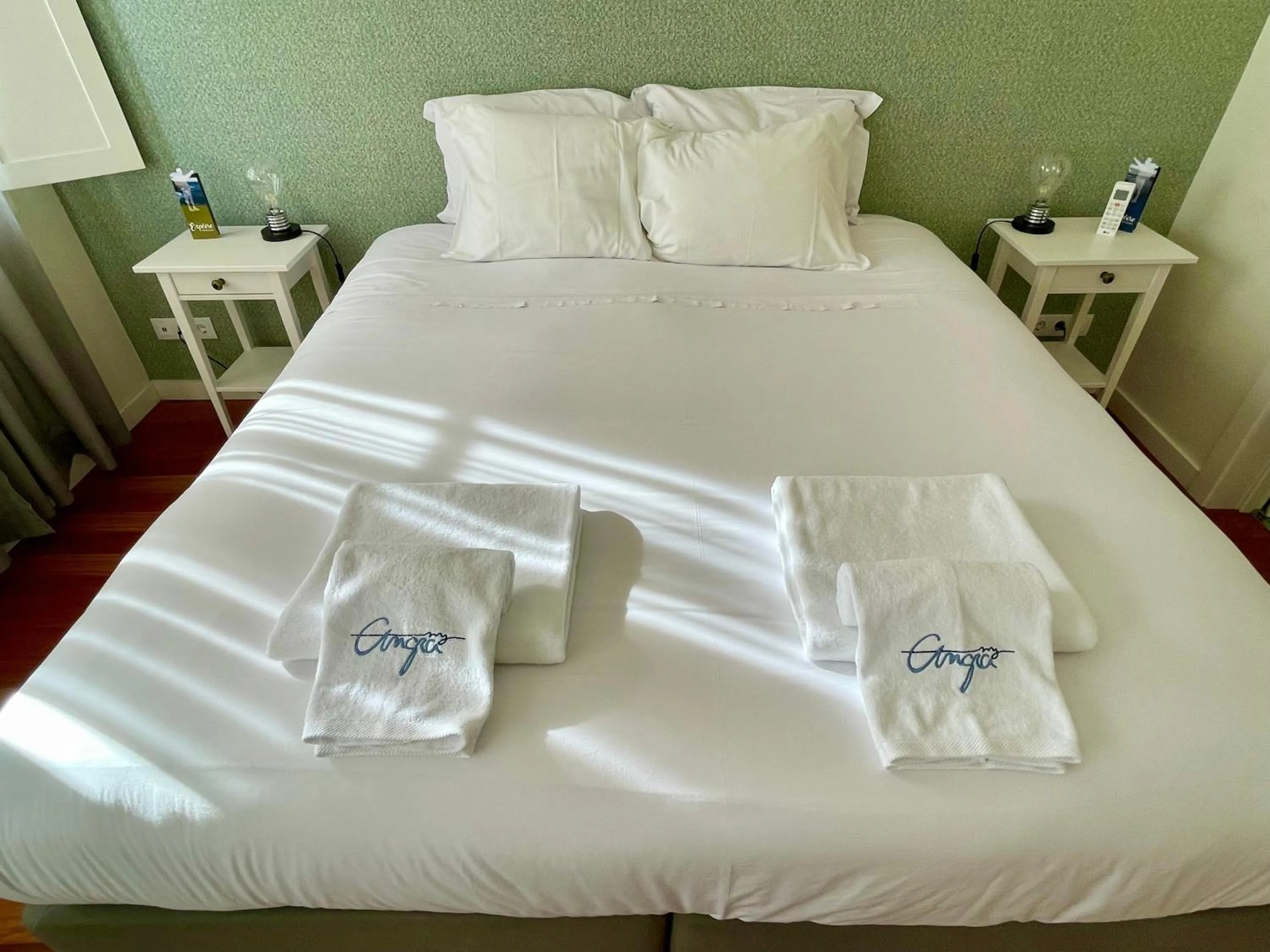 Bed in My Angra Charming House