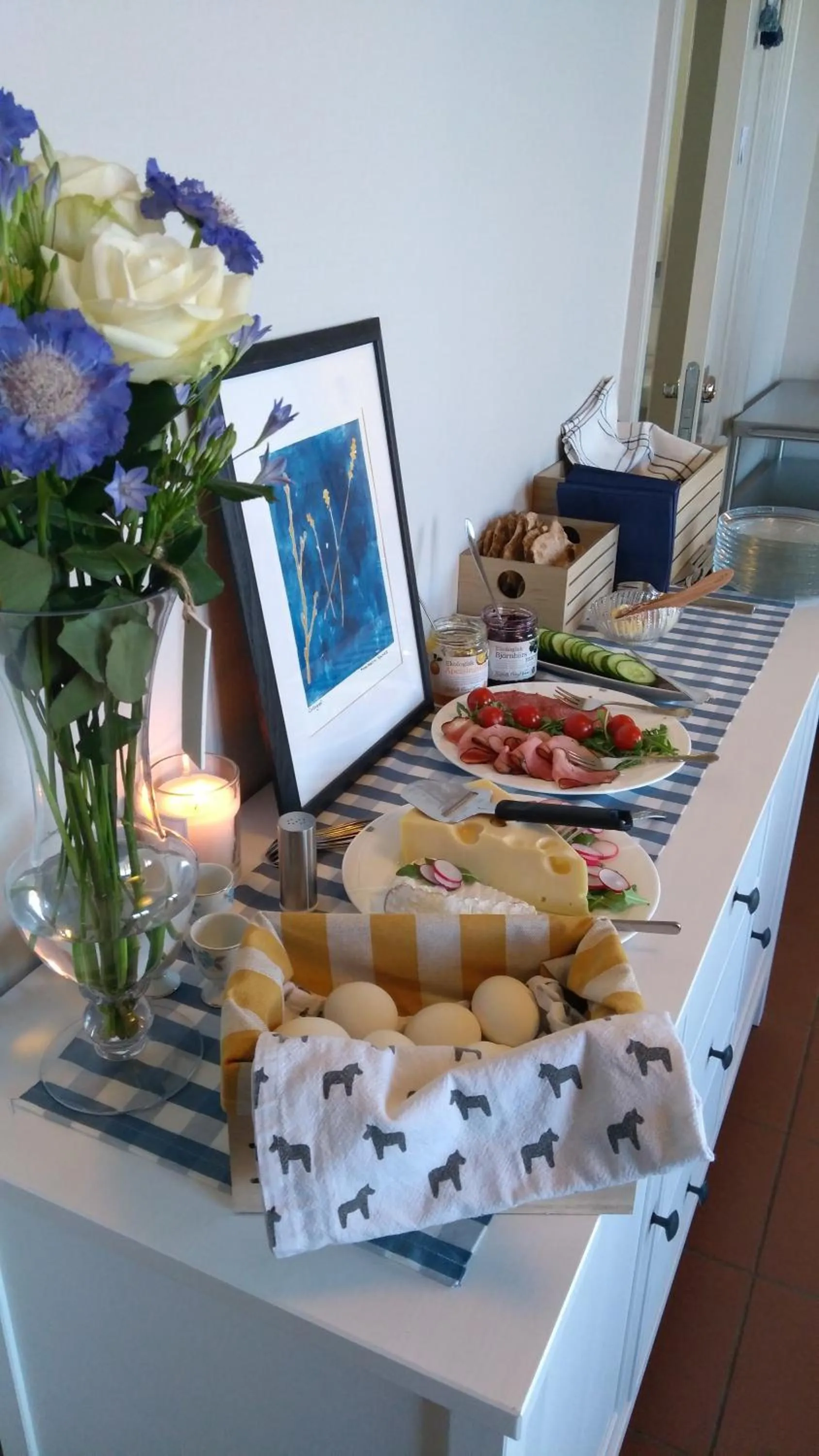 Buffet breakfast in Polhem Bed & Breakfast