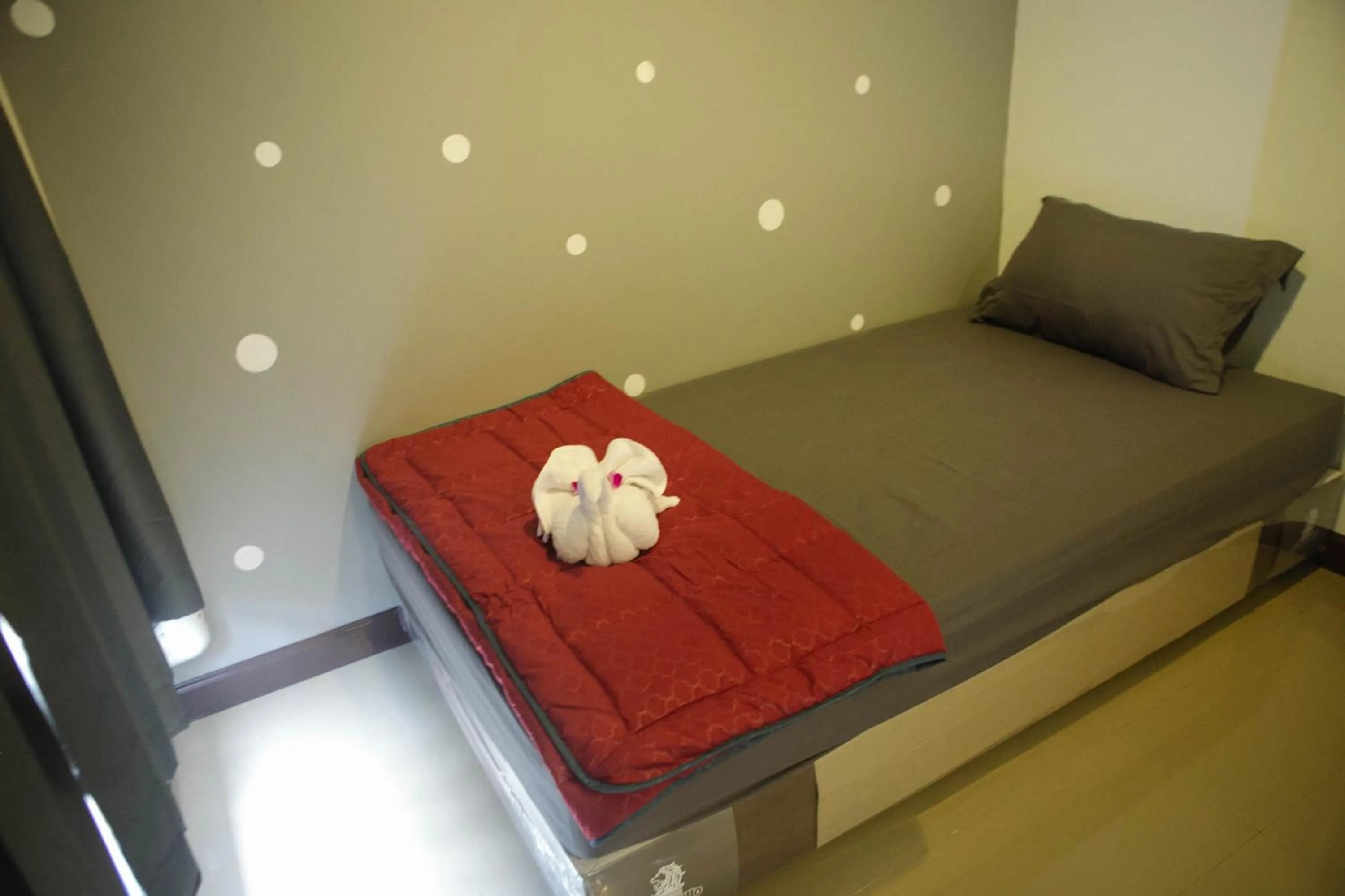 Bed in Full stop. Hostel Chiang Mai