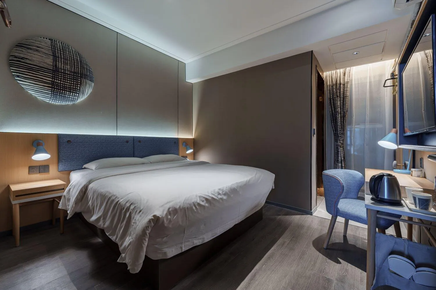 Bed in Home Inn Zhangjiajie Tianmen Mountain Branch