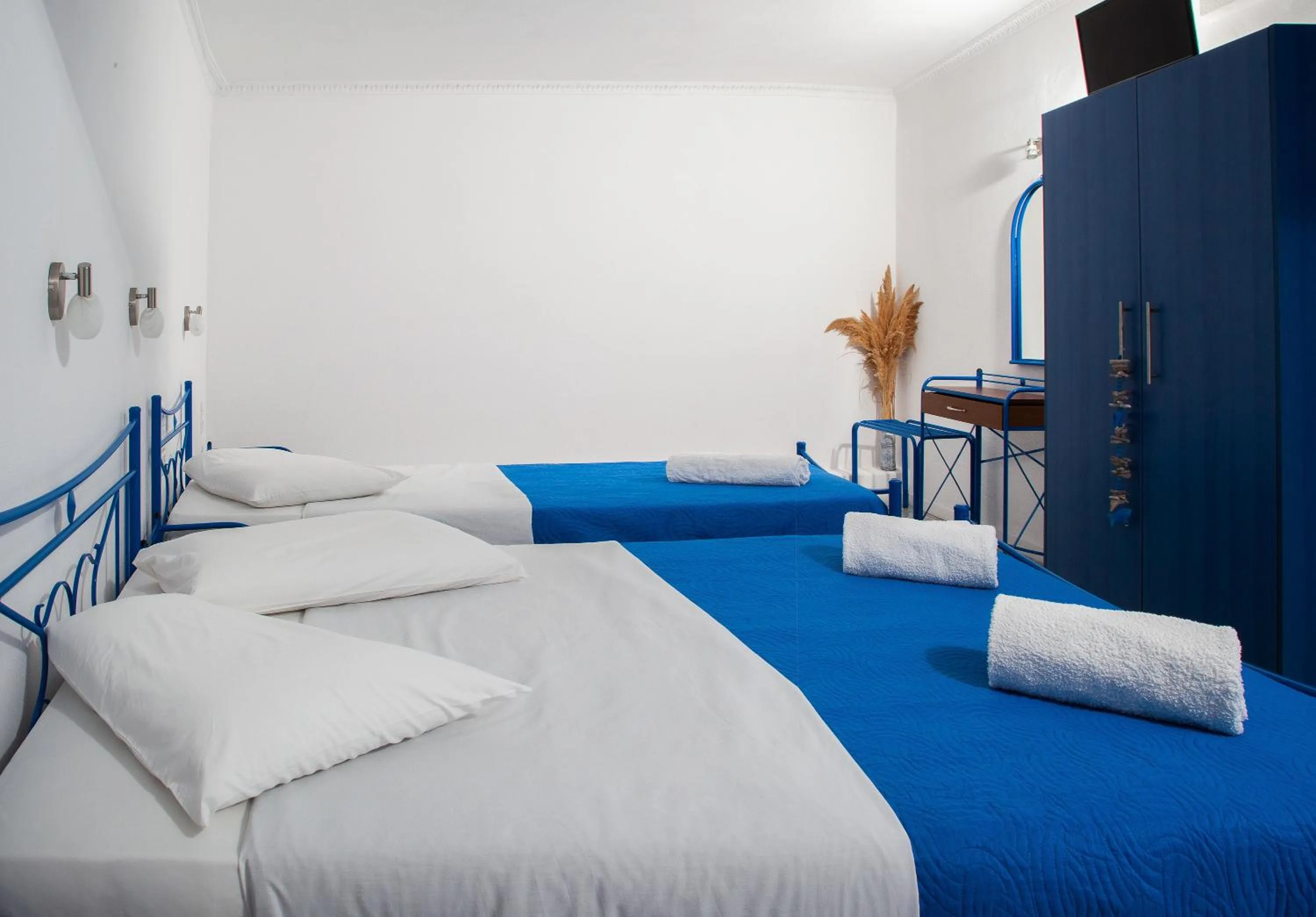Bed in Roula Villa Studios & Apartments