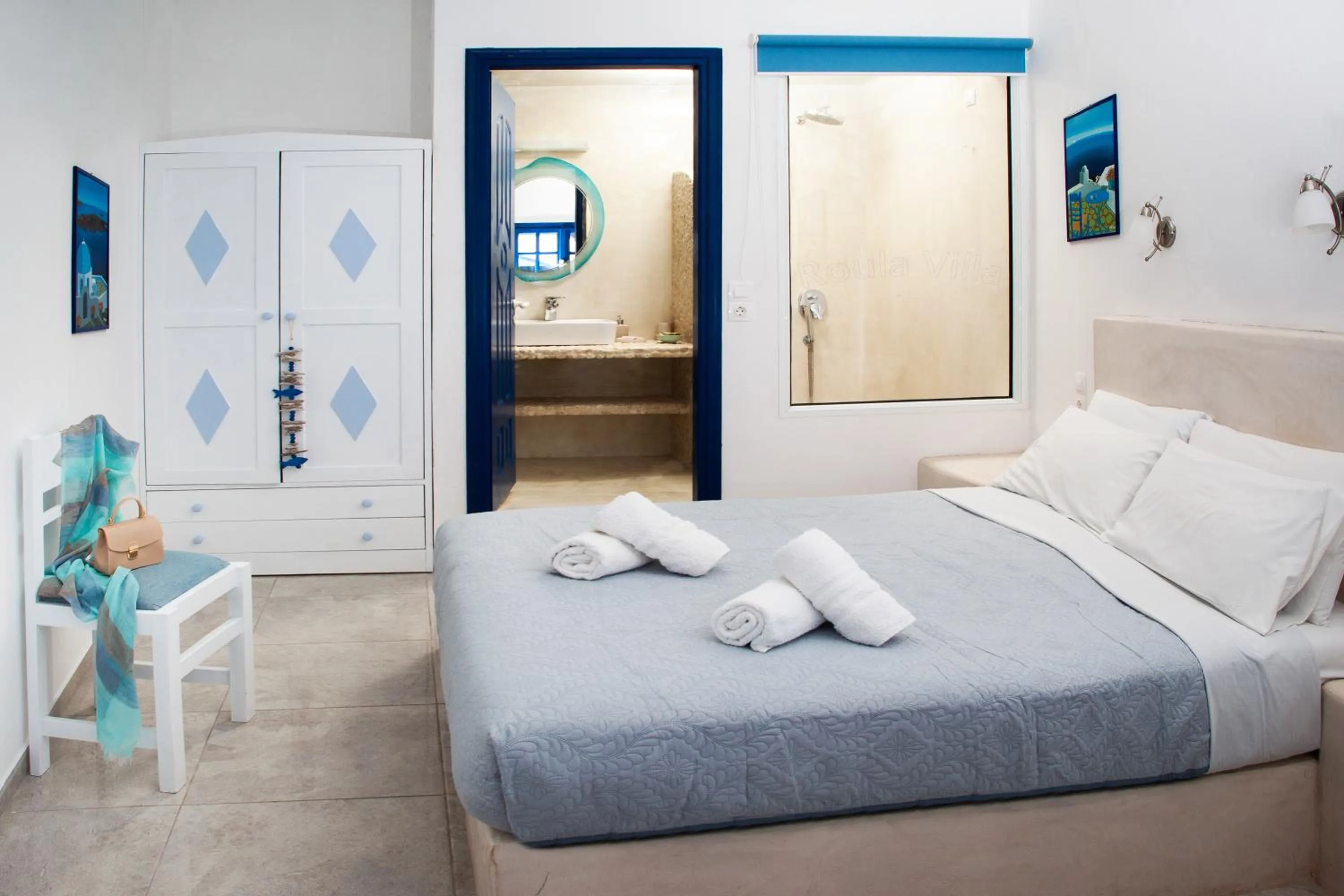 Bedroom, Bed in Roula Villa Studios & Apartments