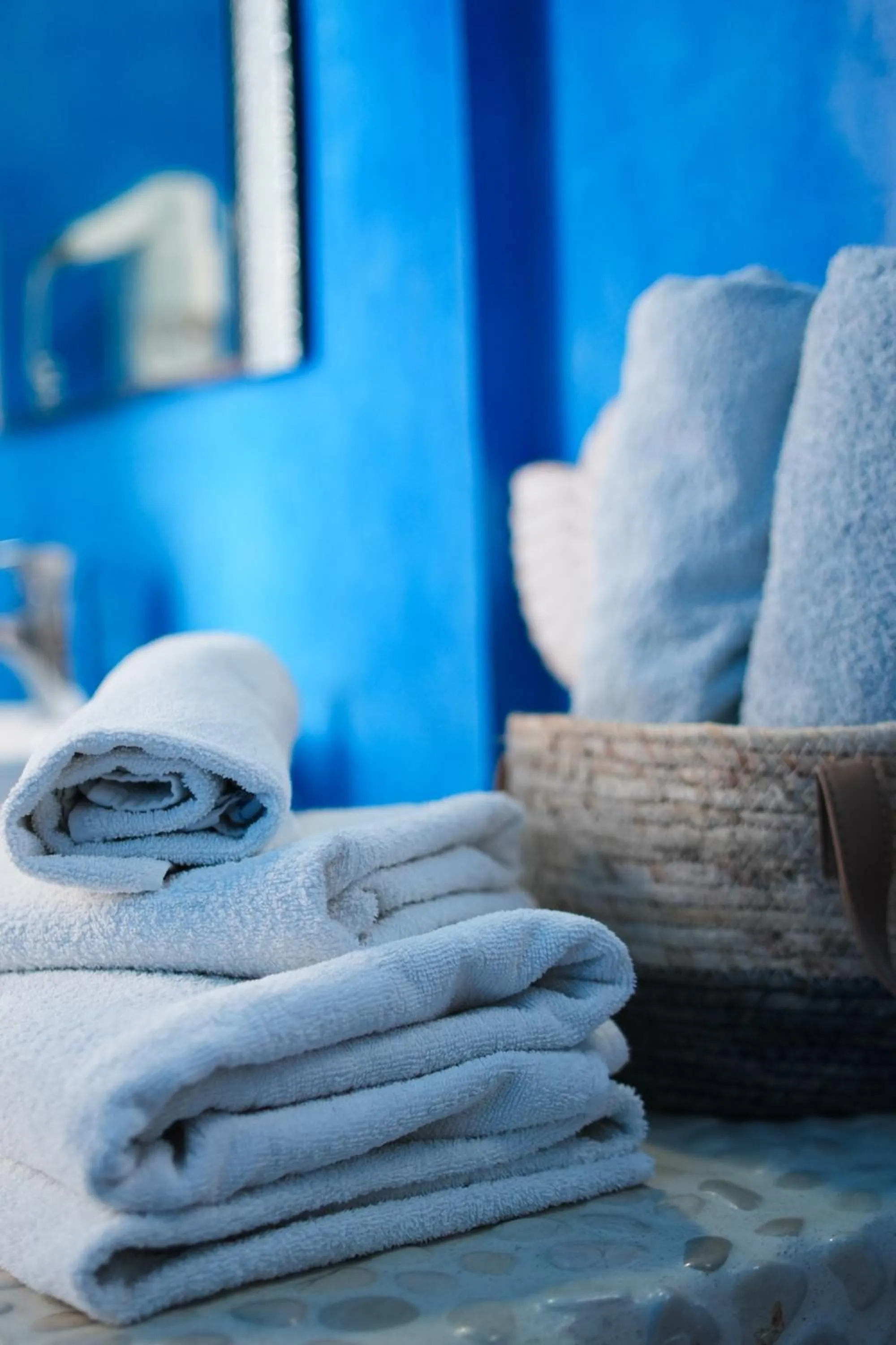 towels, Bed in Roula Villa Studios & Apartments