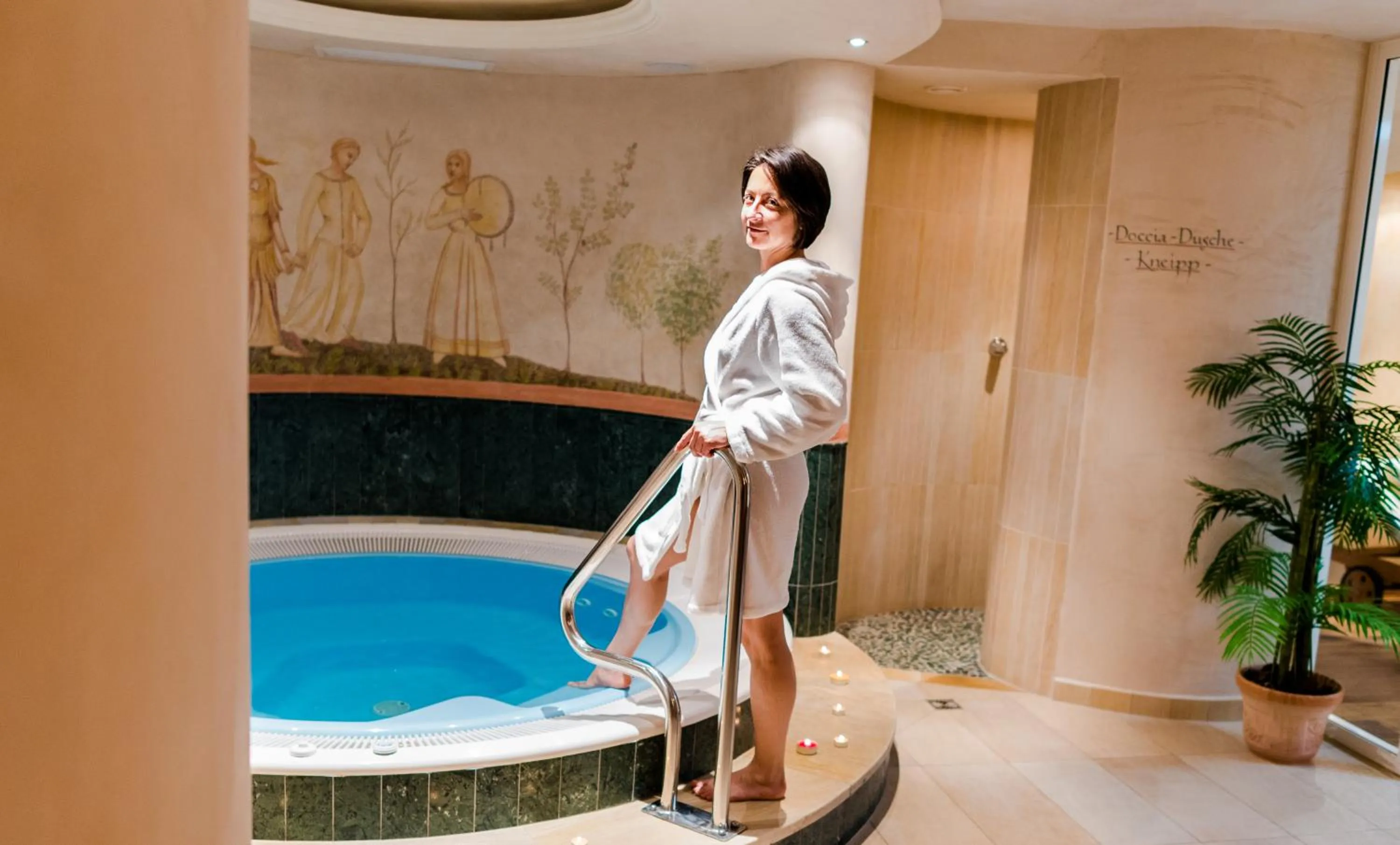 Hot Tub in Villa David Dolomites