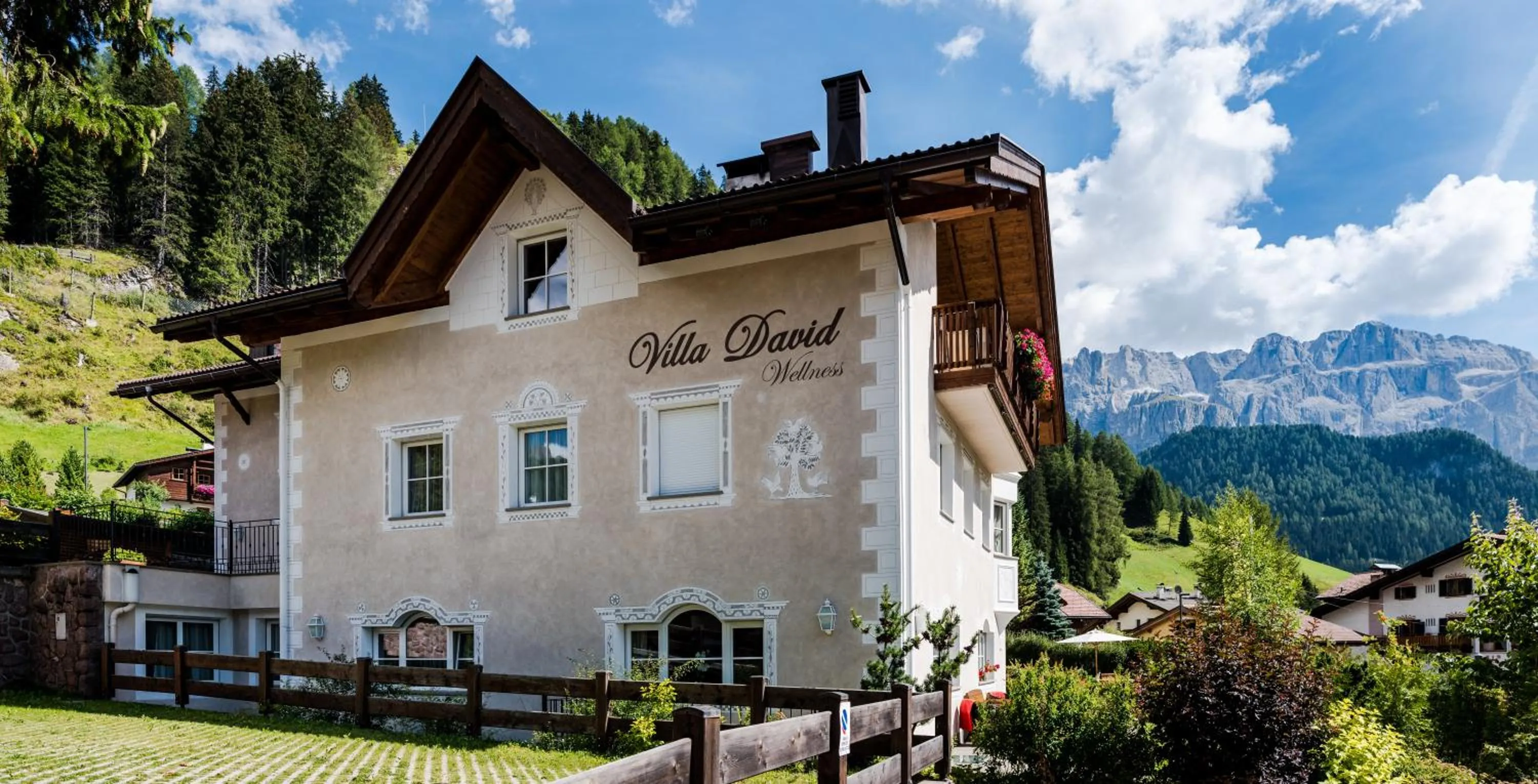 Property building in Villa David Dolomites