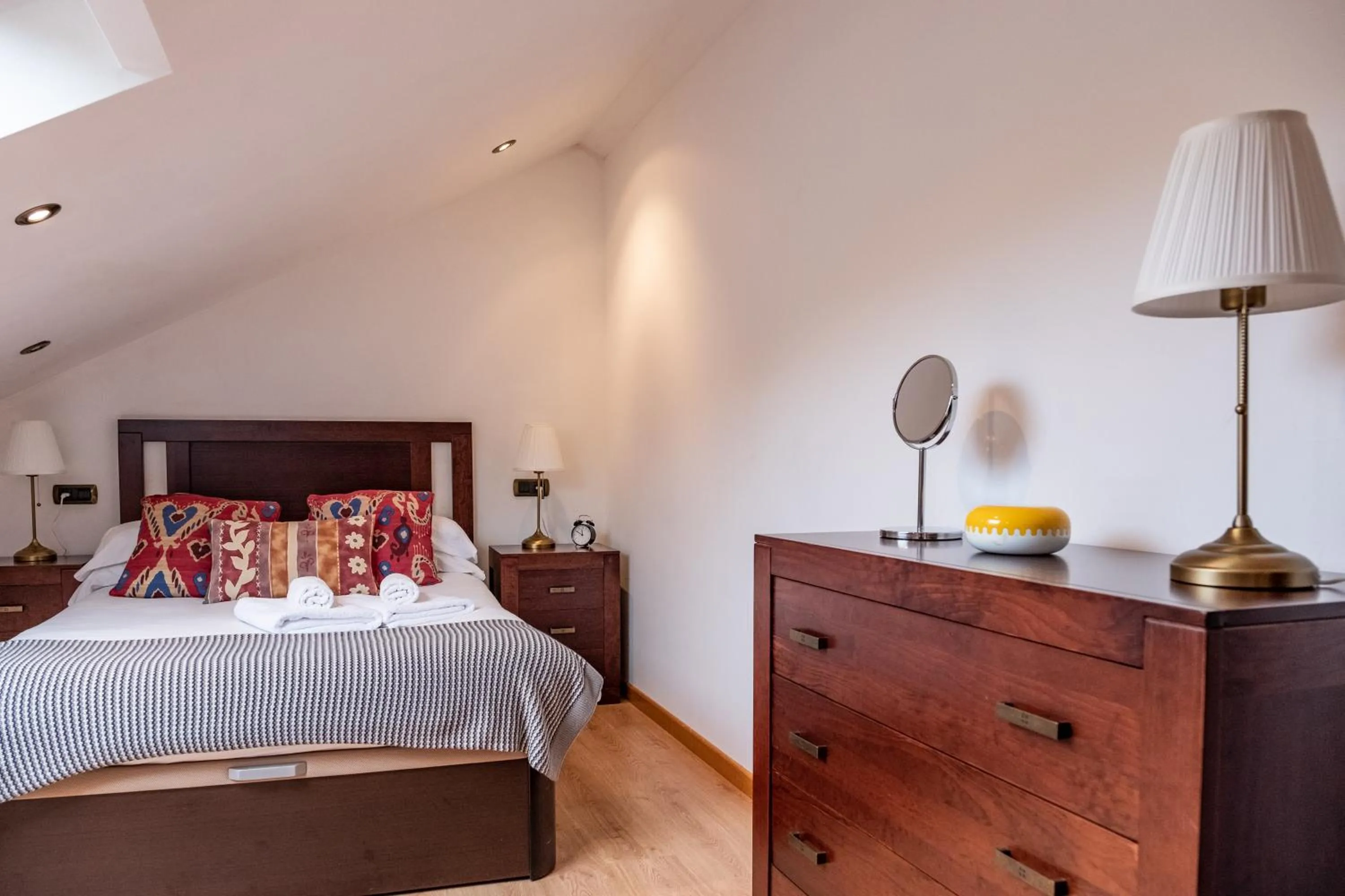 Bed in Apartamentos O Almacen