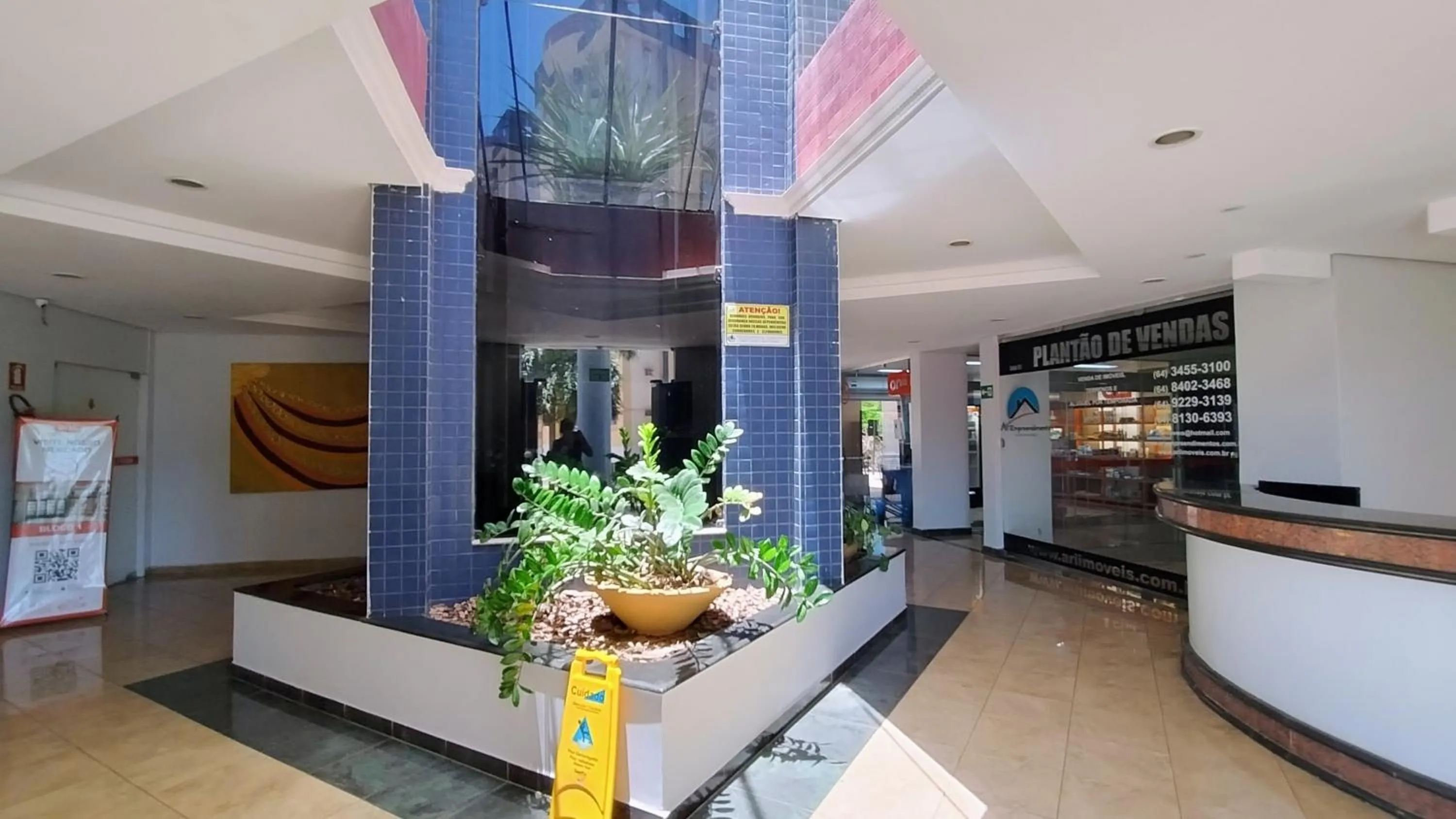 Lobby or reception in Sol das Caldas Caldas Novas - ACHEI FERIAS - Com Roupa de Cama