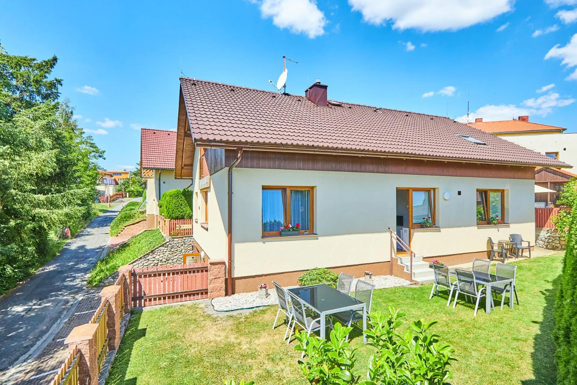 Seating area in Villa Gap apartments
