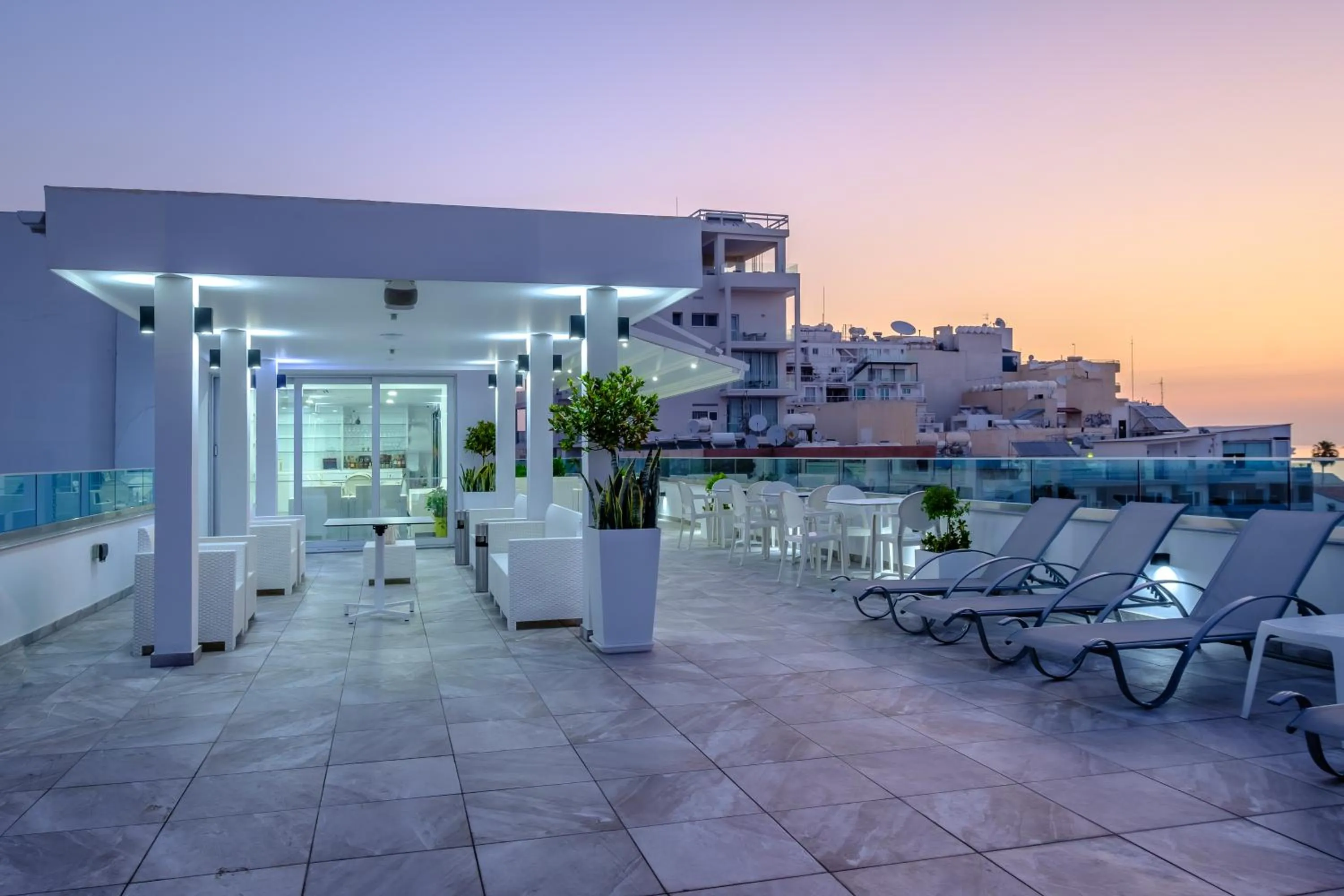 Patio in Art & Wine Boutique Hotel