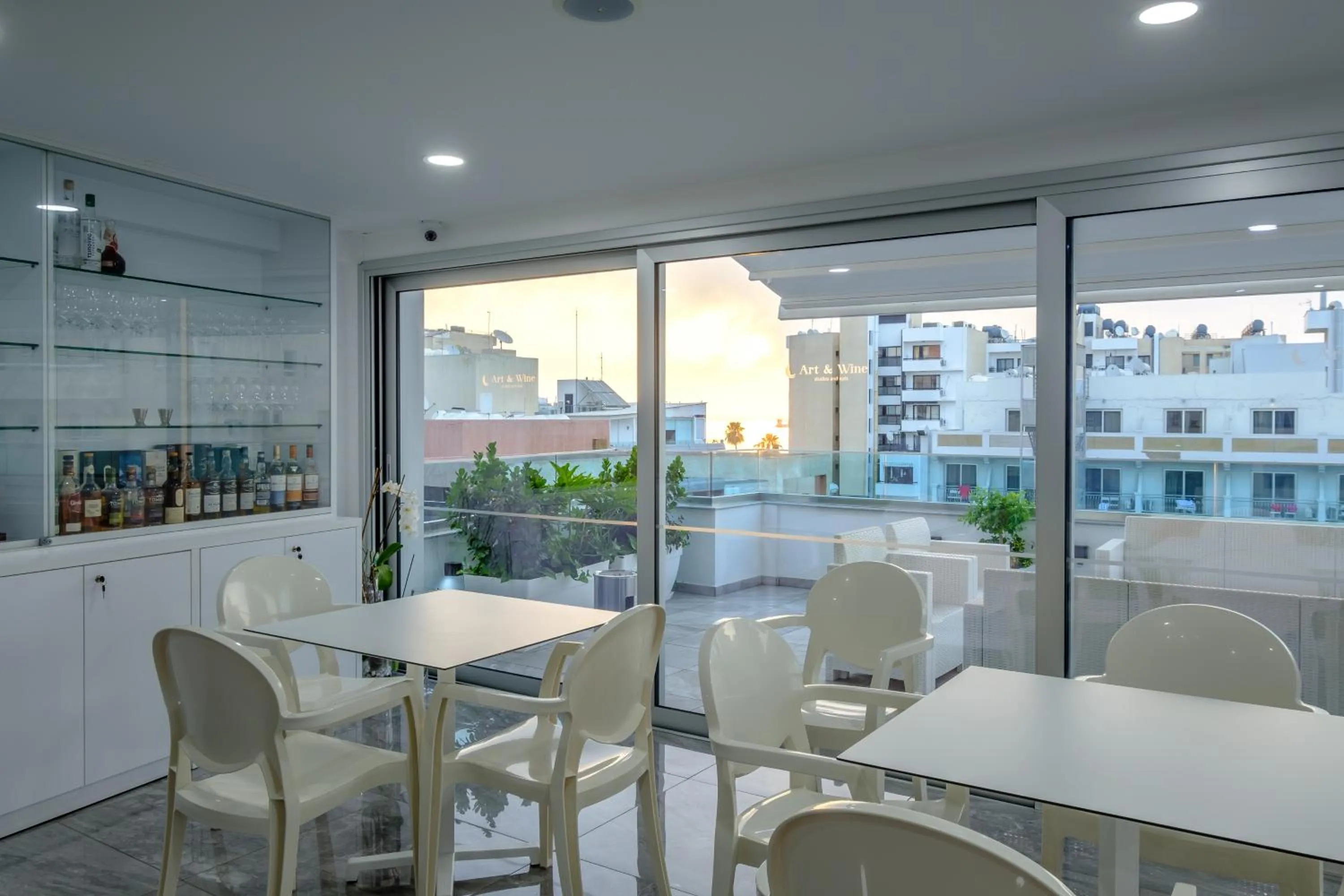 Seating area in Art & Wine Boutique Hotel