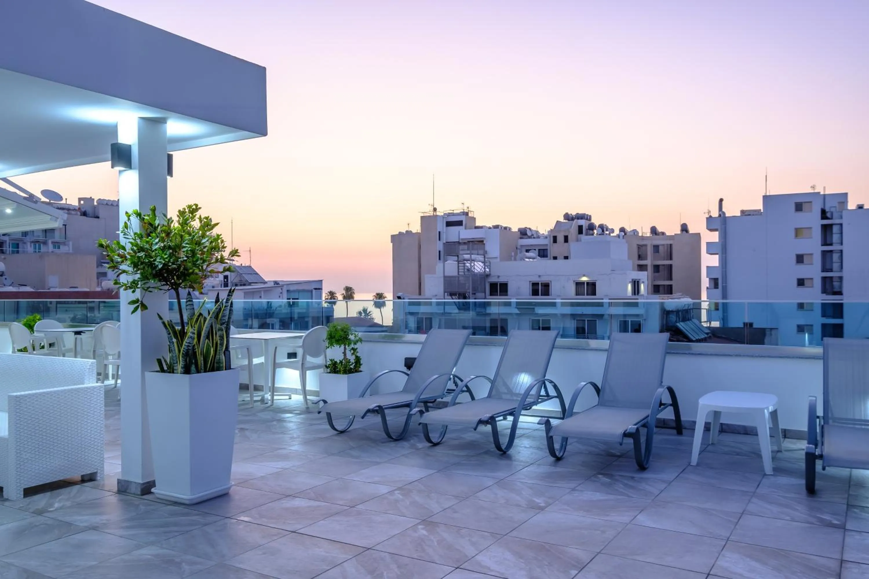 Patio in Art & Wine Boutique Hotel