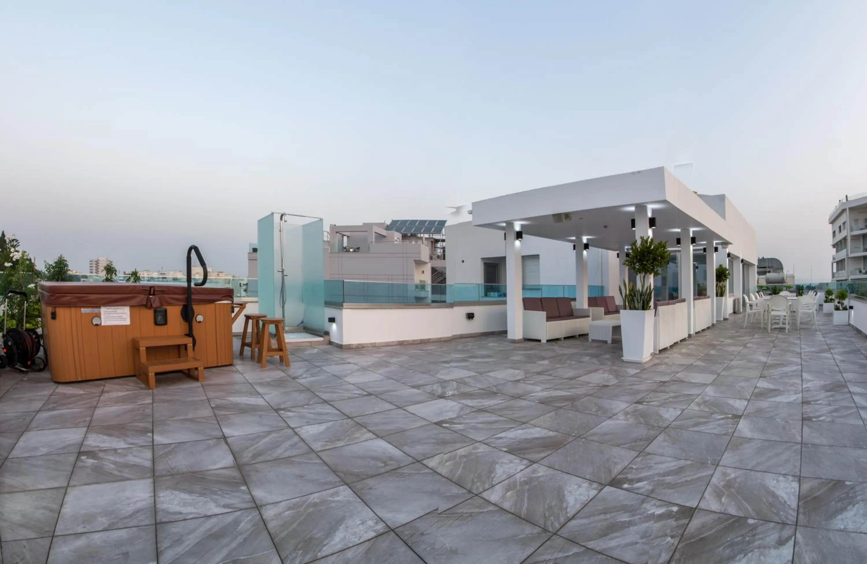 Patio in Art & Wine Boutique Hotel