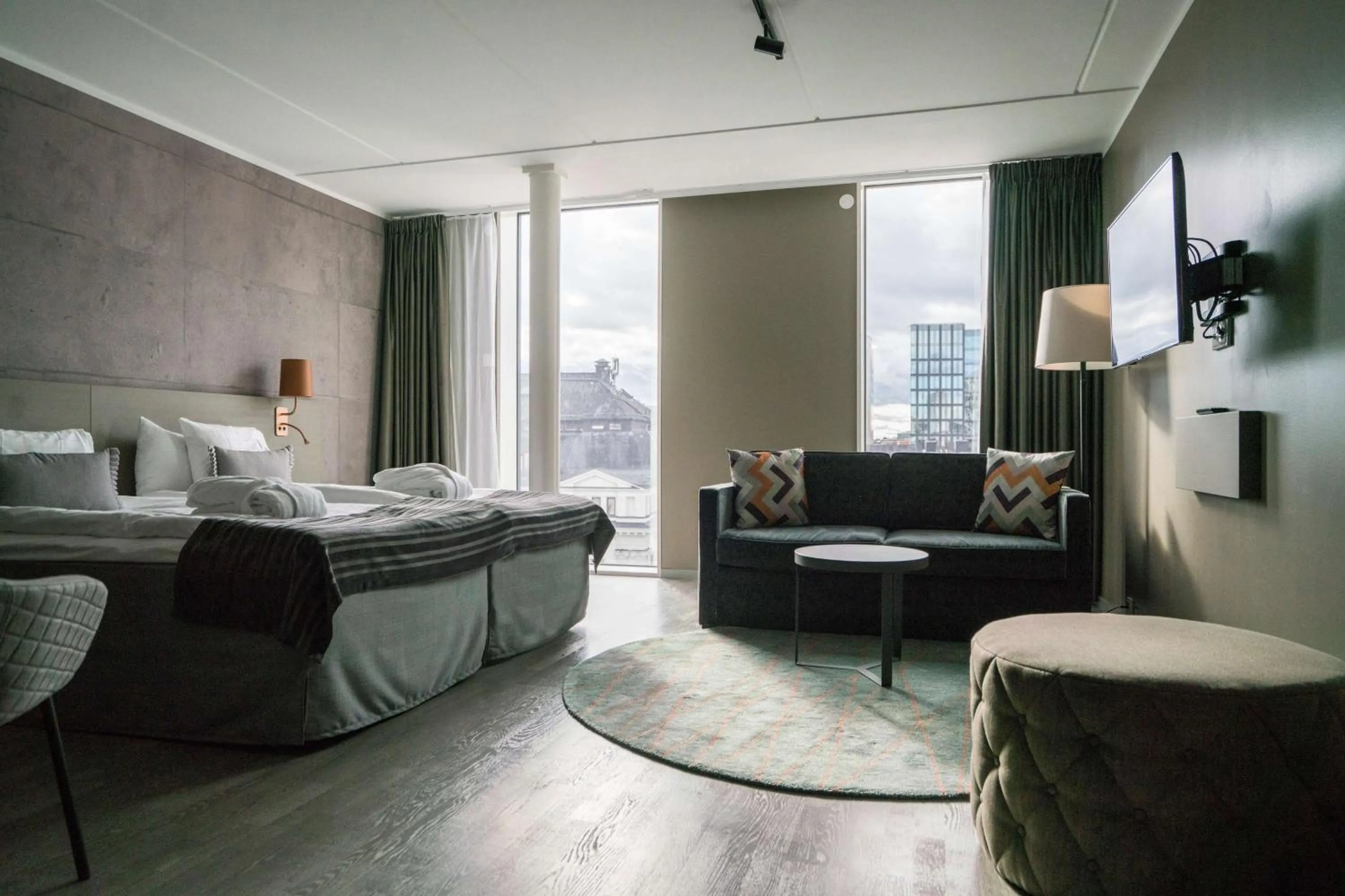 Bedroom, Bed in Scandic Continental