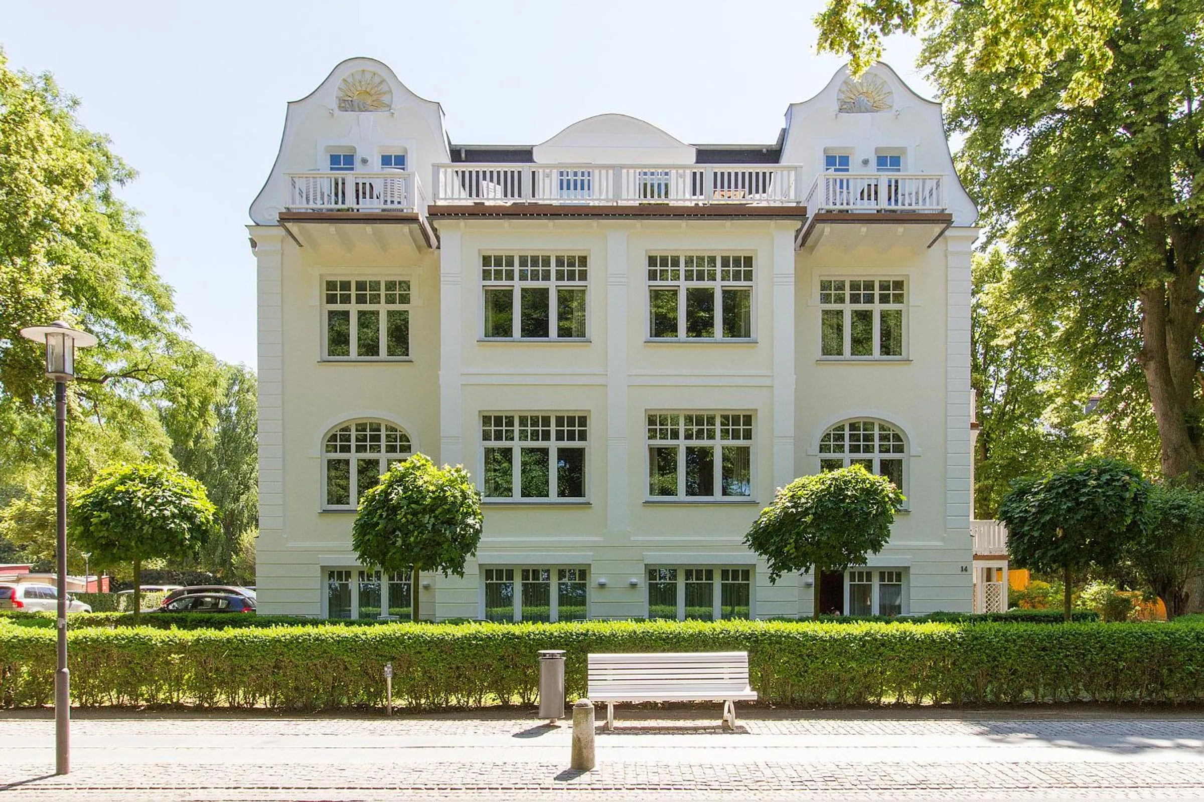 Property building in HOTEL am STRAND