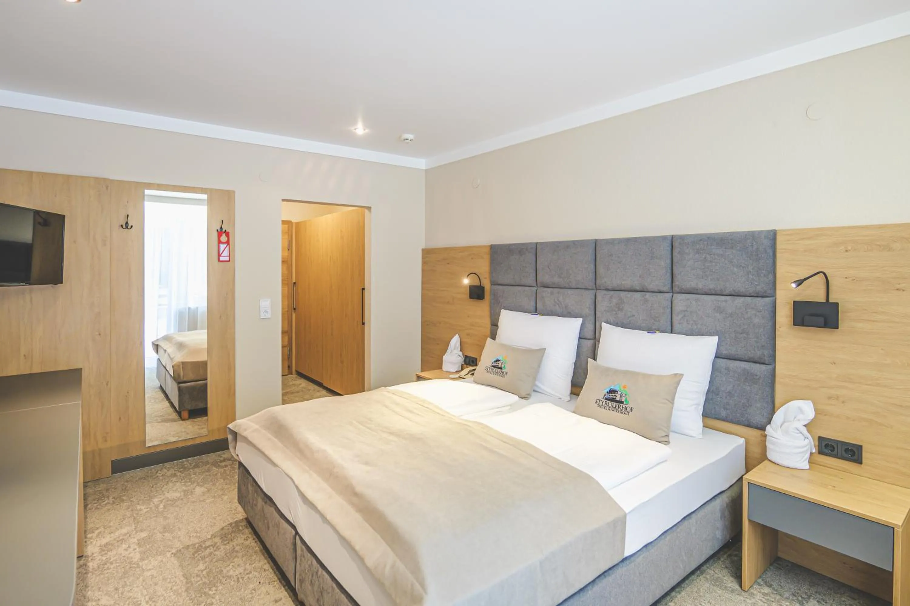 Photo of the whole room, Bed in Hotel Styrolerhof