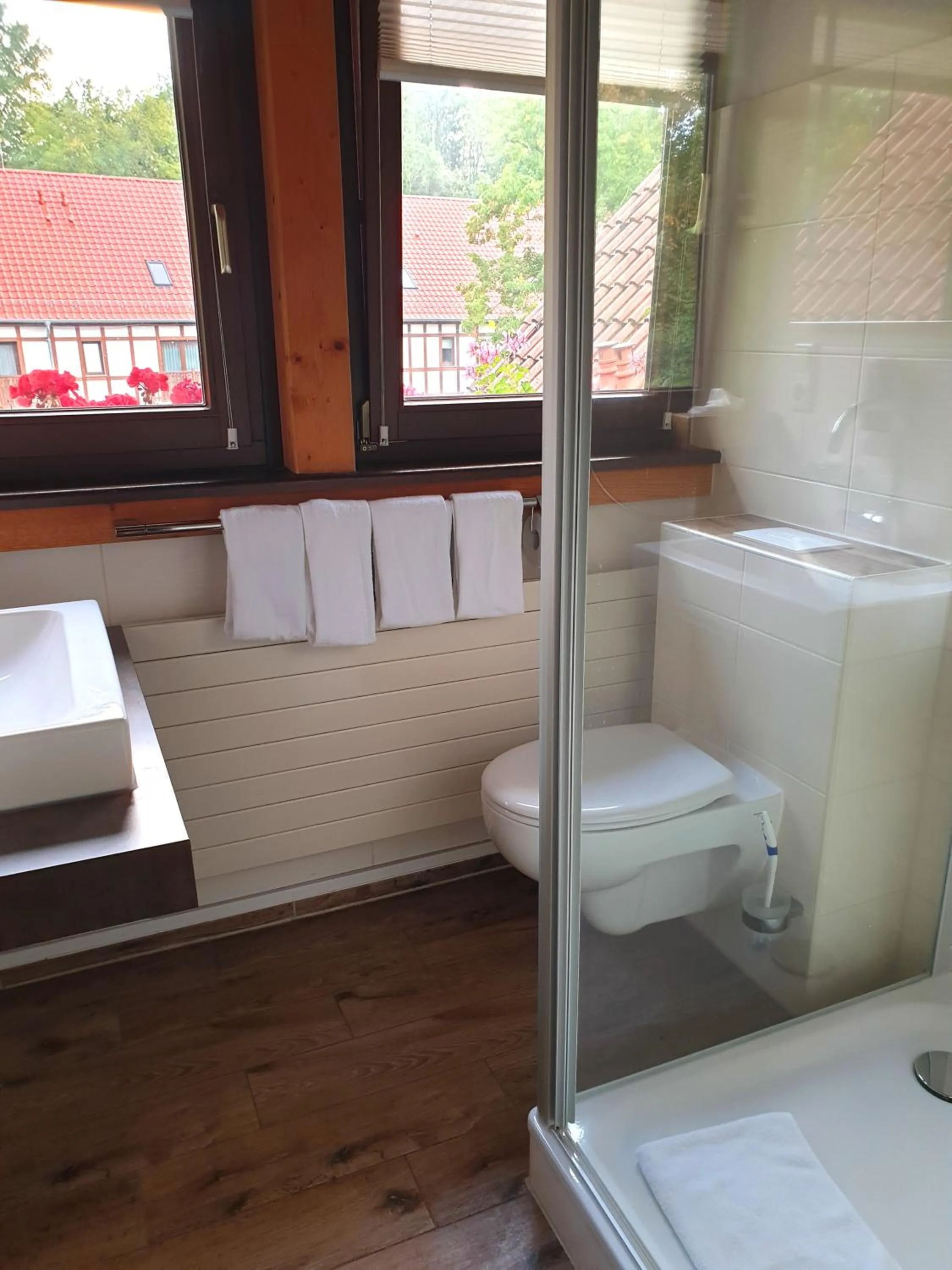 Bathroom in Neue Mühle Kleines Landhotel