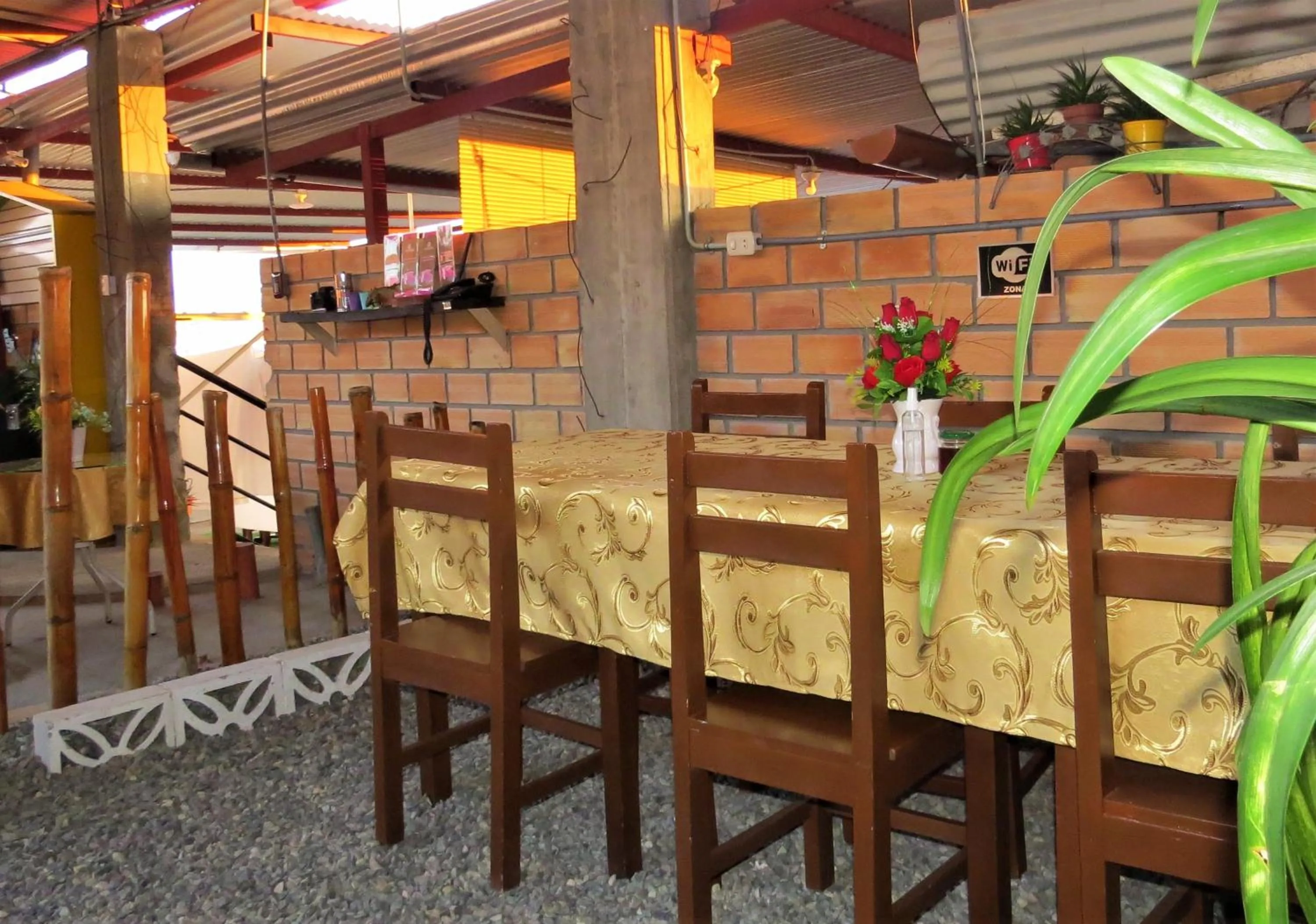 Dining area in Flor del Valle Posada