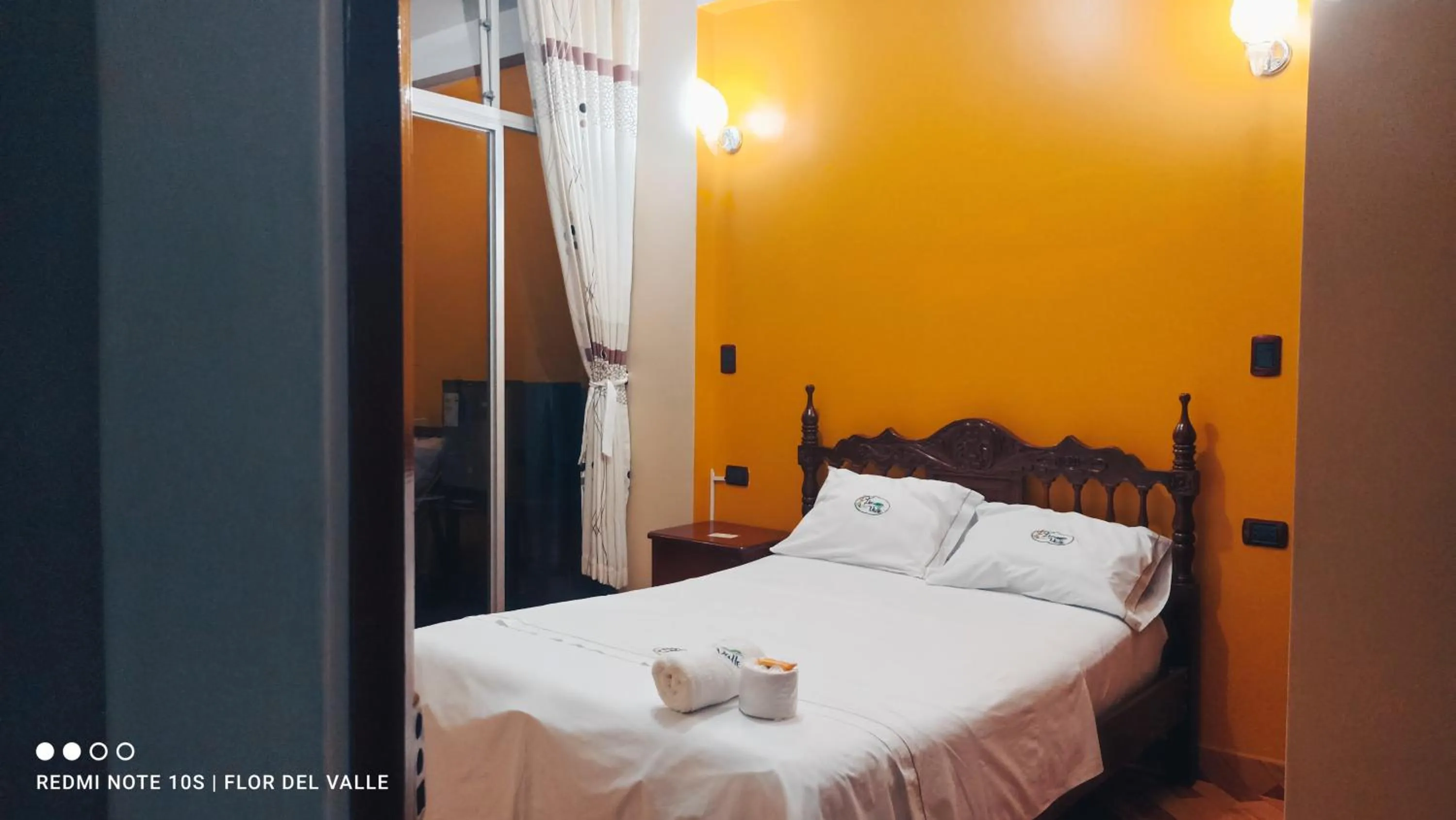 Bed in Flor del Valle Posada