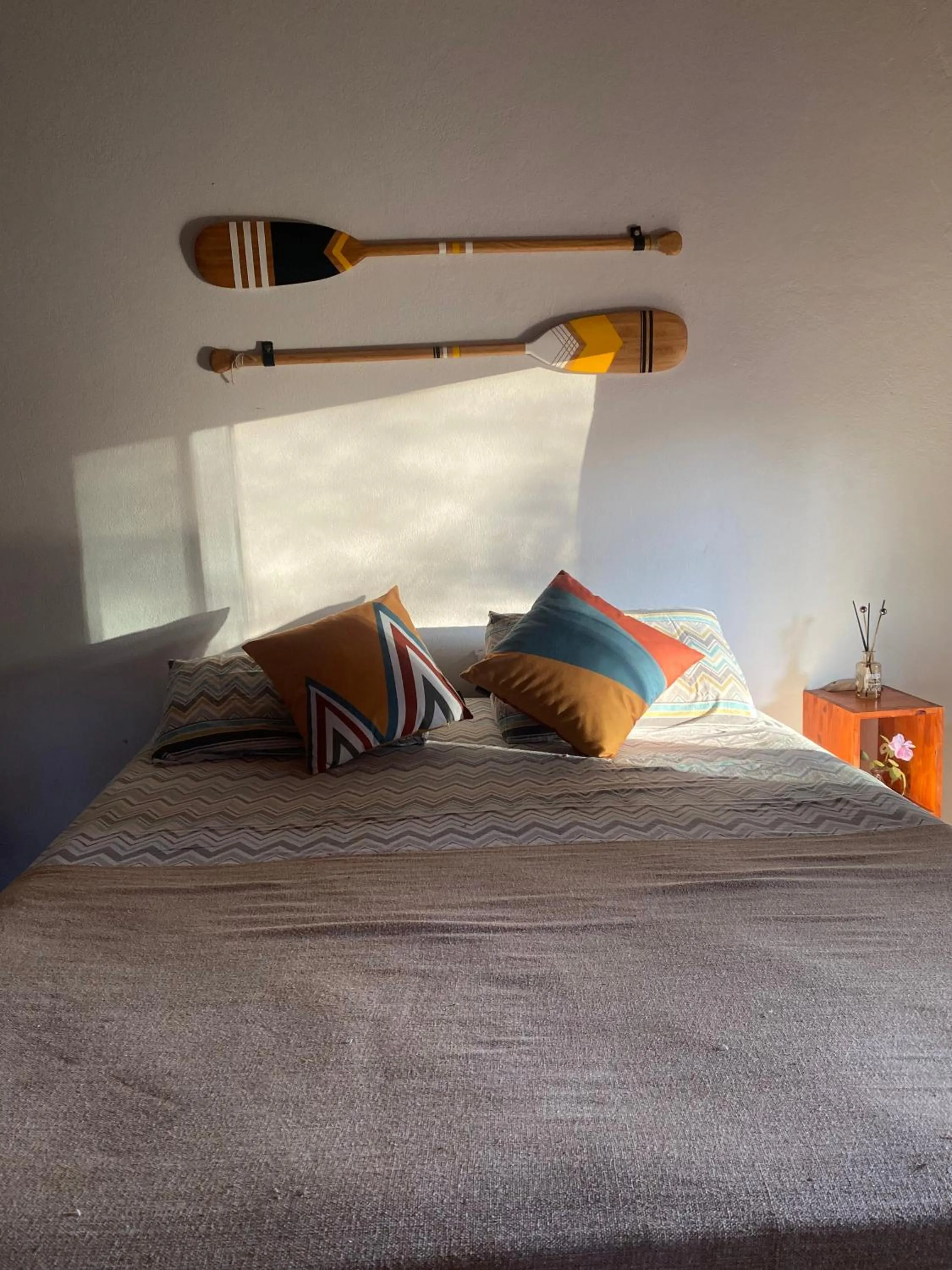 Bed in Pousada Chalés da Lua