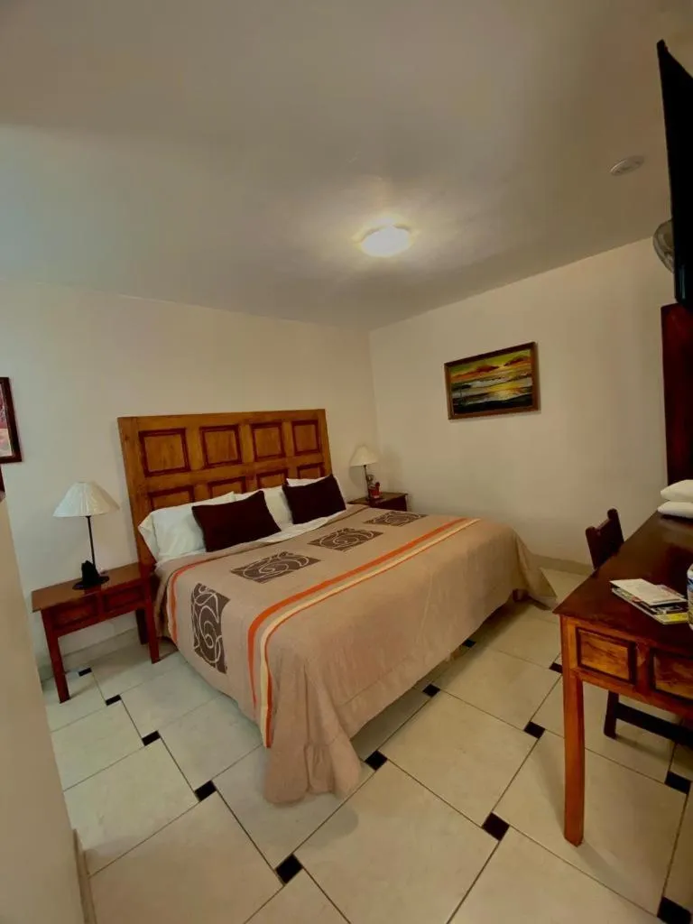 Bed in Hotel Doña Chela En Calvillo