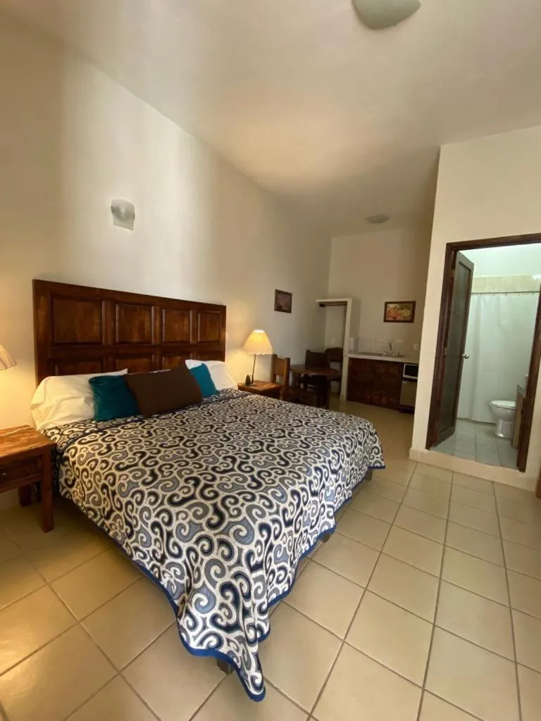 Bed in Hotel Doña Chela En Calvillo