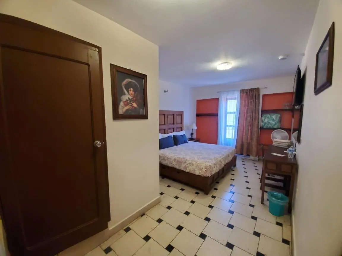 Bed in Hotel Doña Chela En Calvillo