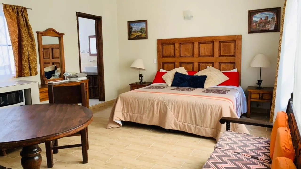 Bed in Hotel Doña Chela En Calvillo