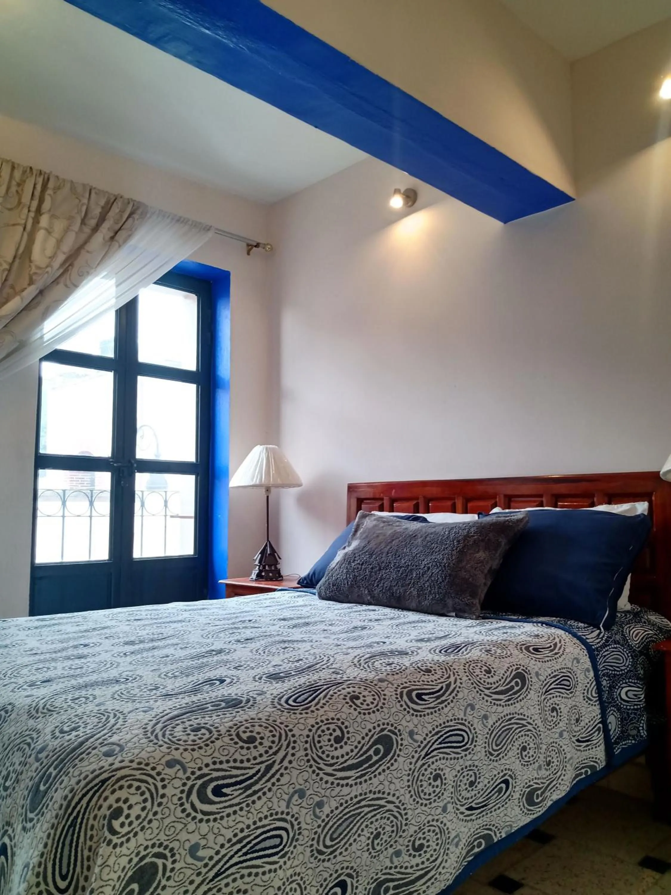 Bed in Hotel Doña Chela En Calvillo