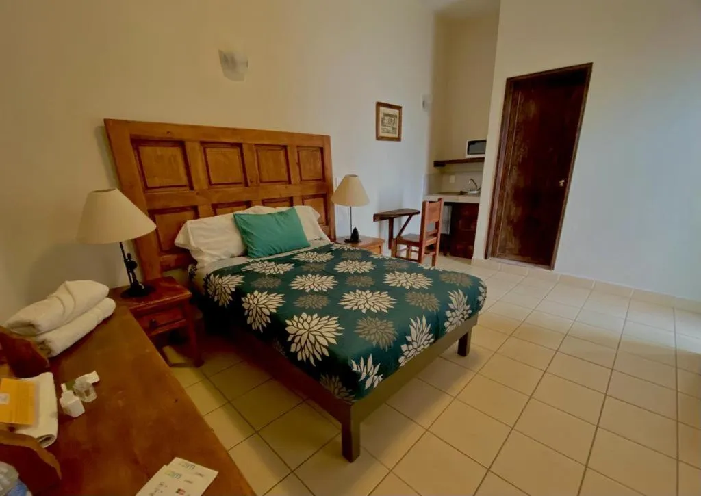 Bed in Hotel Doña Chela En Calvillo