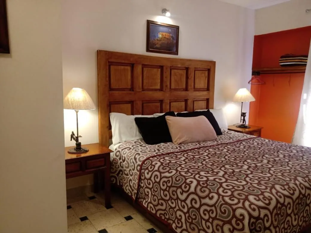 Bed in Hotel Doña Chela En Calvillo