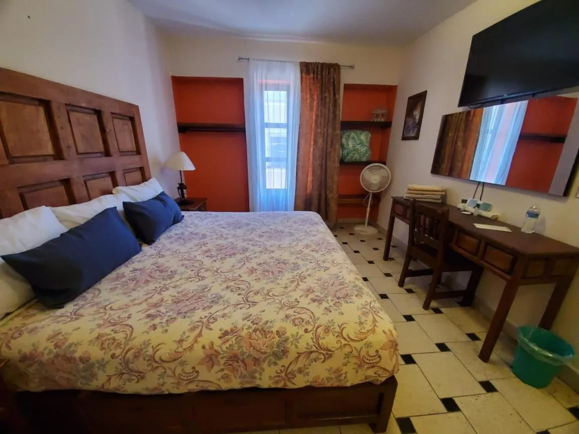 Bed in Hotel Doña Chela En Calvillo