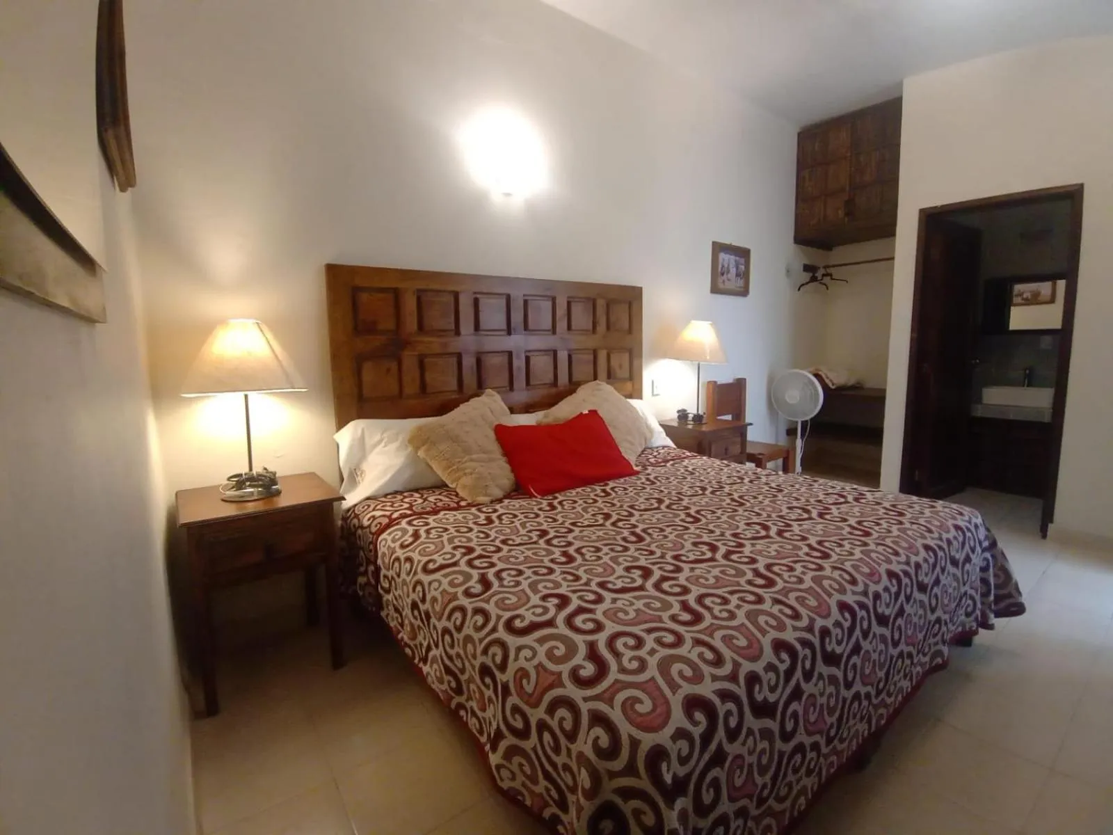 Bed in Hotel Doña Chela En Calvillo