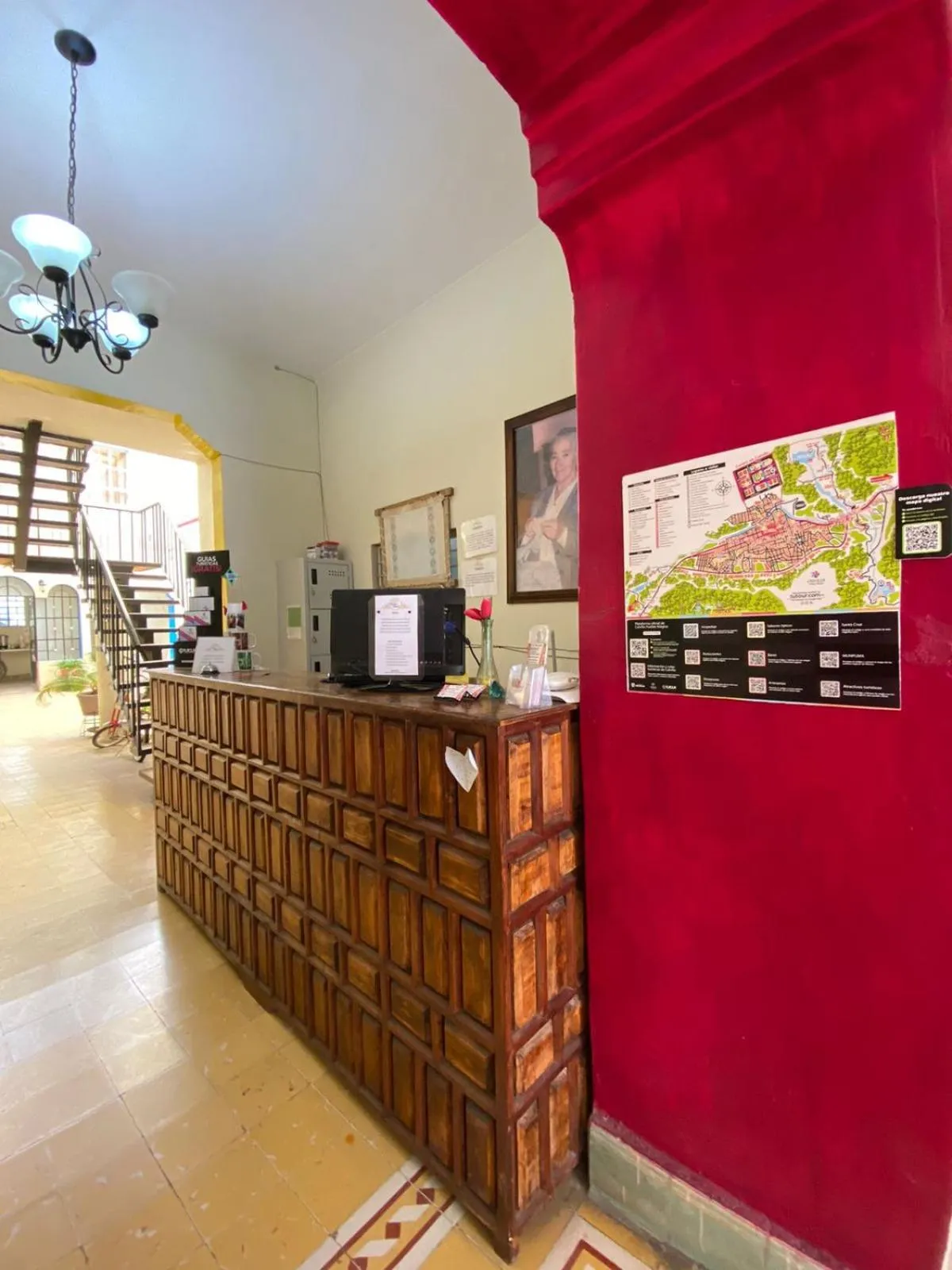 Lobby or reception in Hotel Doña Chela En Calvillo