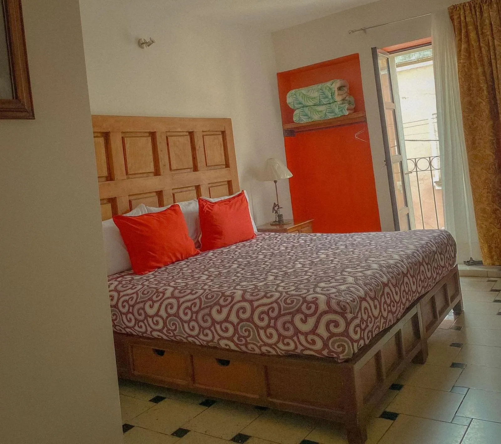 Bed in Hotel Doña Chela En Calvillo