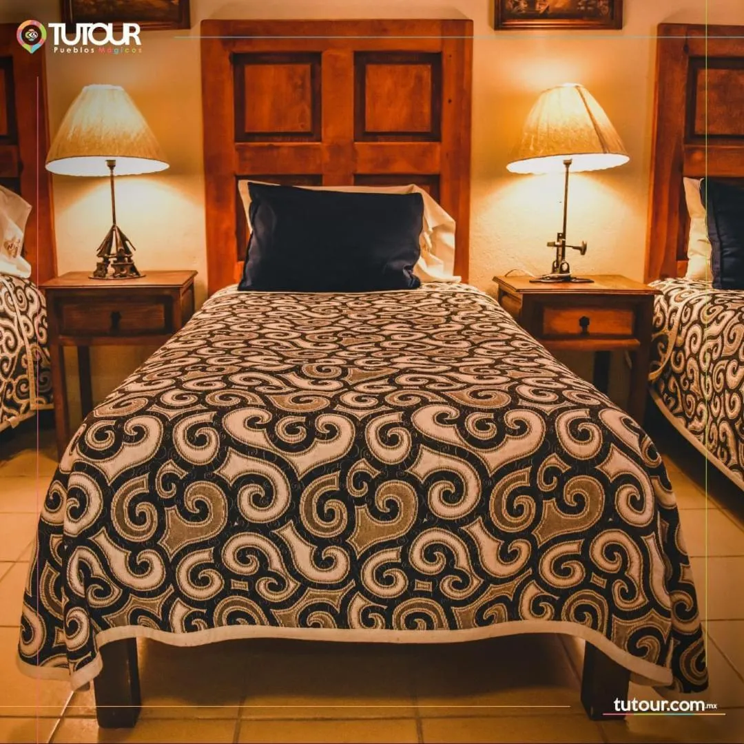 Bed in Hotel Doña Chela En Calvillo