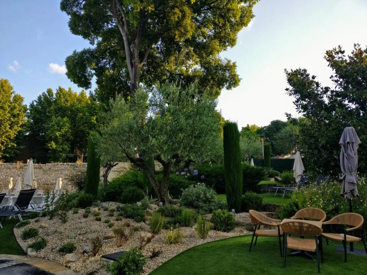 Garden in Aquabella Hôtel & Spa