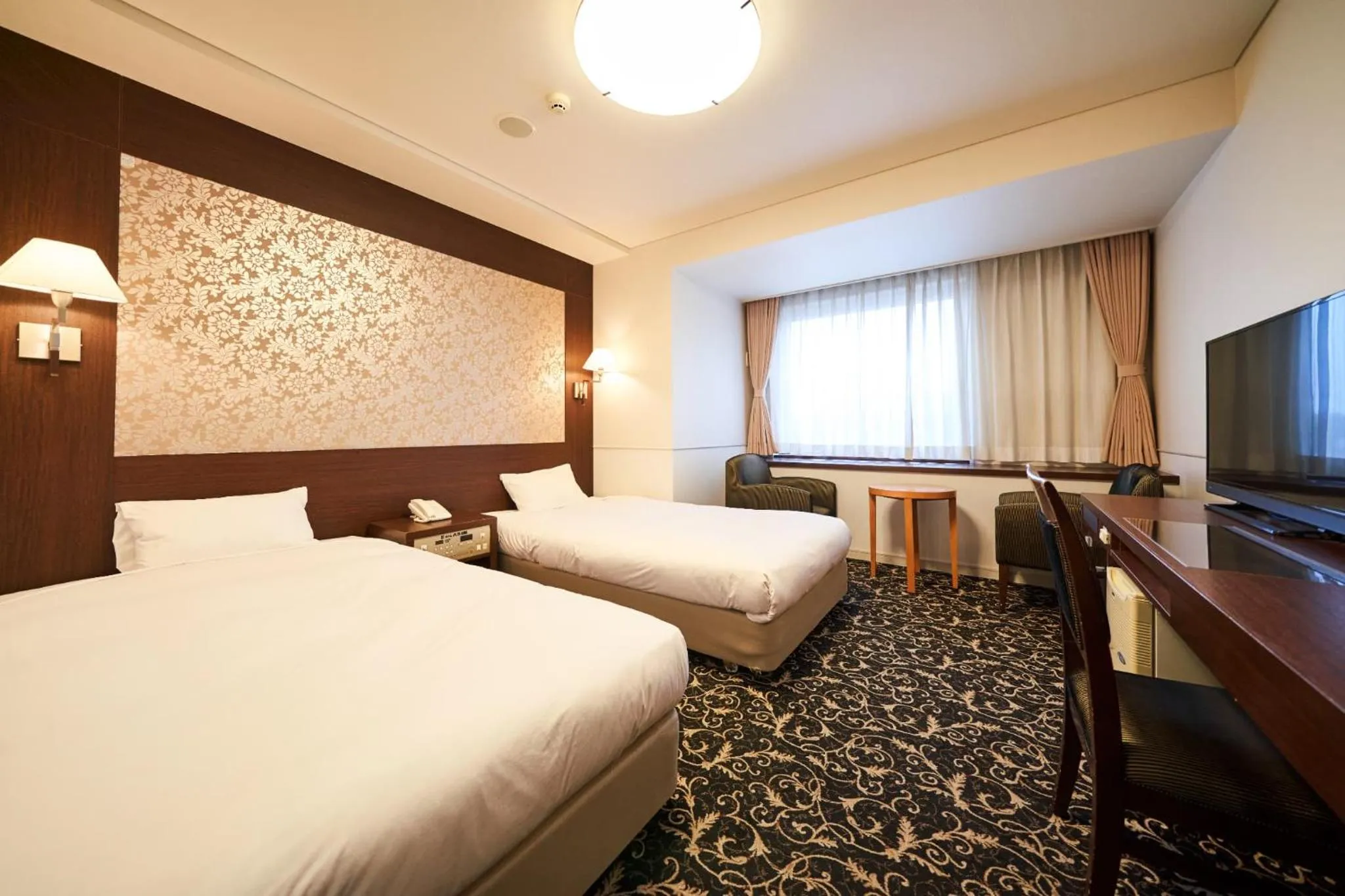 Bed in Hotel Global View Kushiro