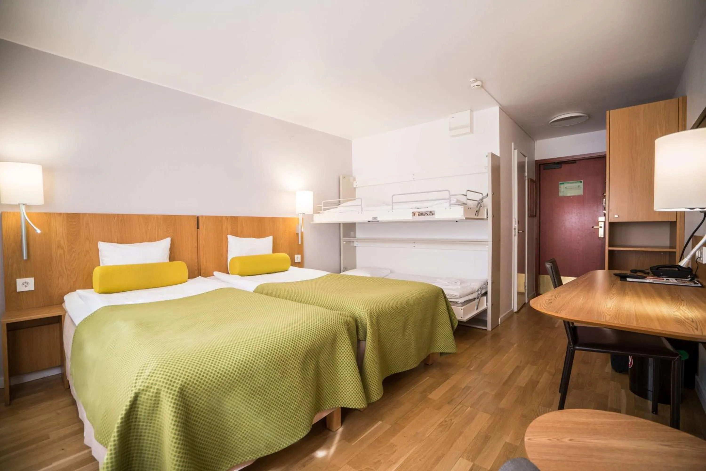 Photo of the whole room, Bed in Scandic Järva Krog