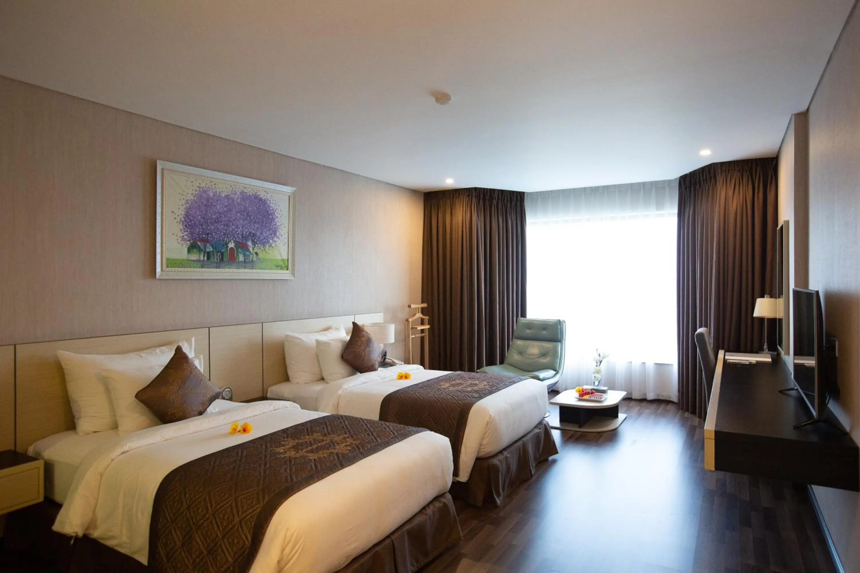 Bed in Central Hotel Thanh Hoa