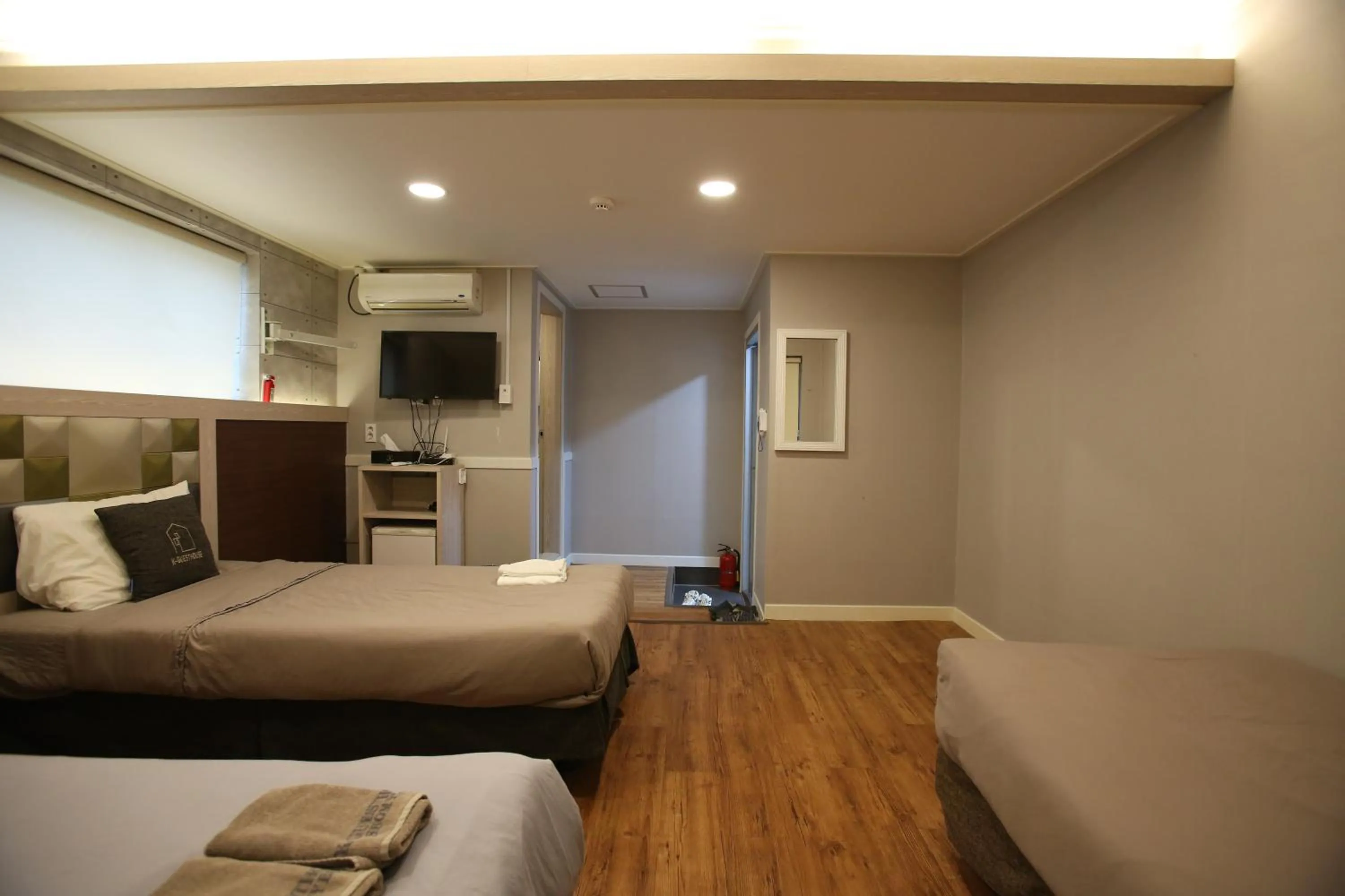 Bed in K-Guesthouse Seomyeon 1