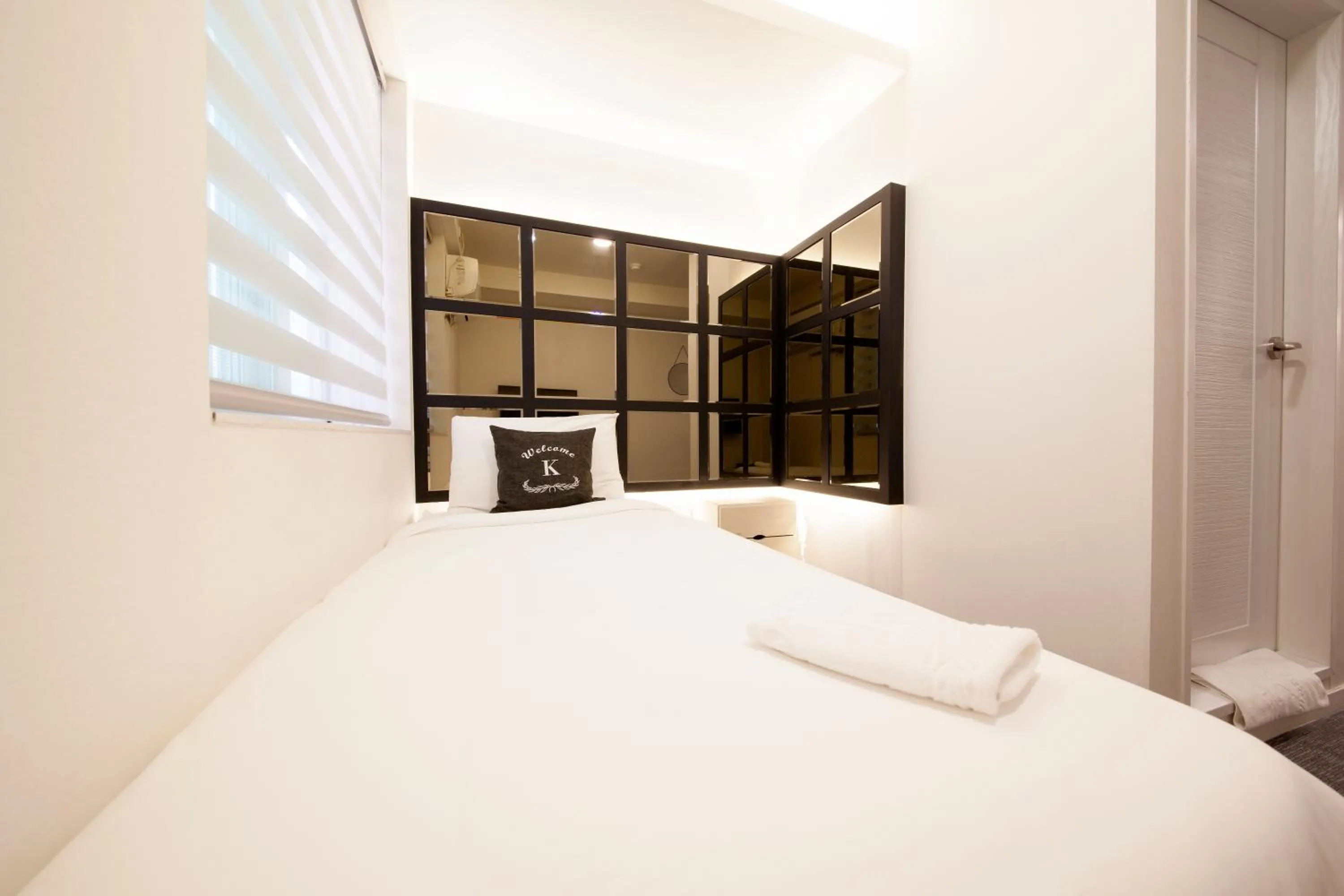 Bed in K-Guesthouse Seomyeon 1