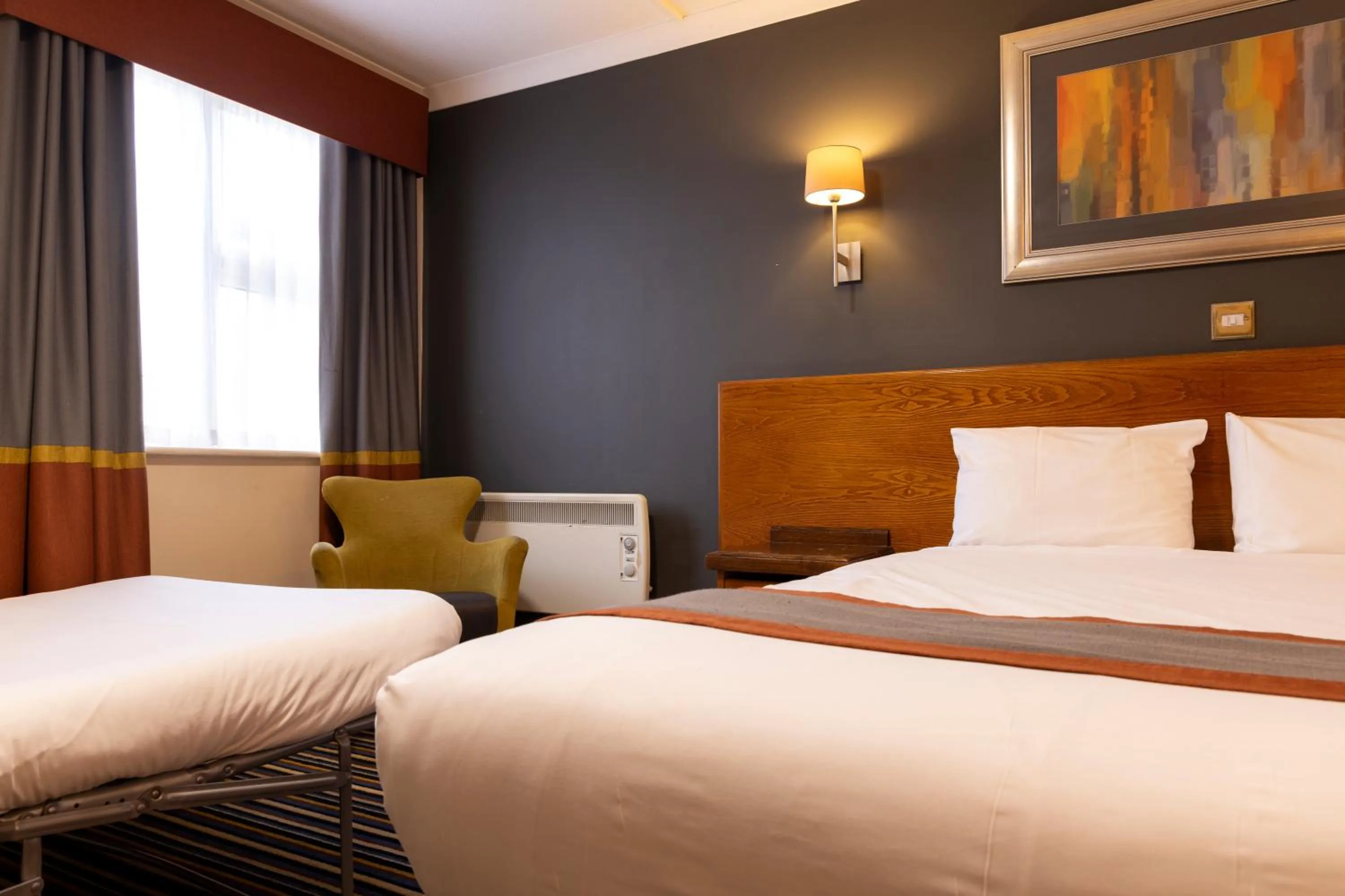 Bedroom, Bed in Weathervane Hotel by Greene King Inns