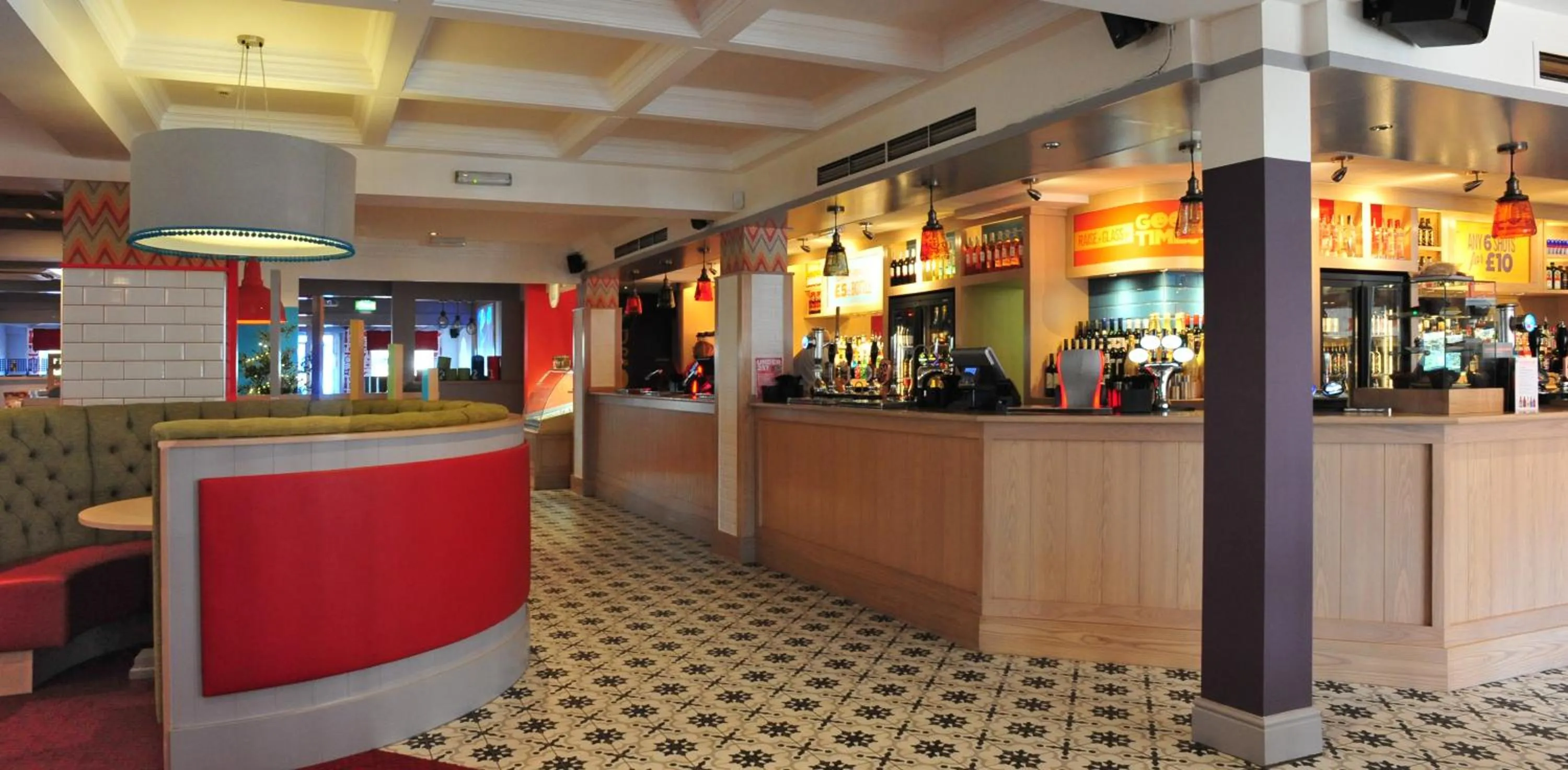 Lounge or bar in Weathervane Hotel by Greene King Inns