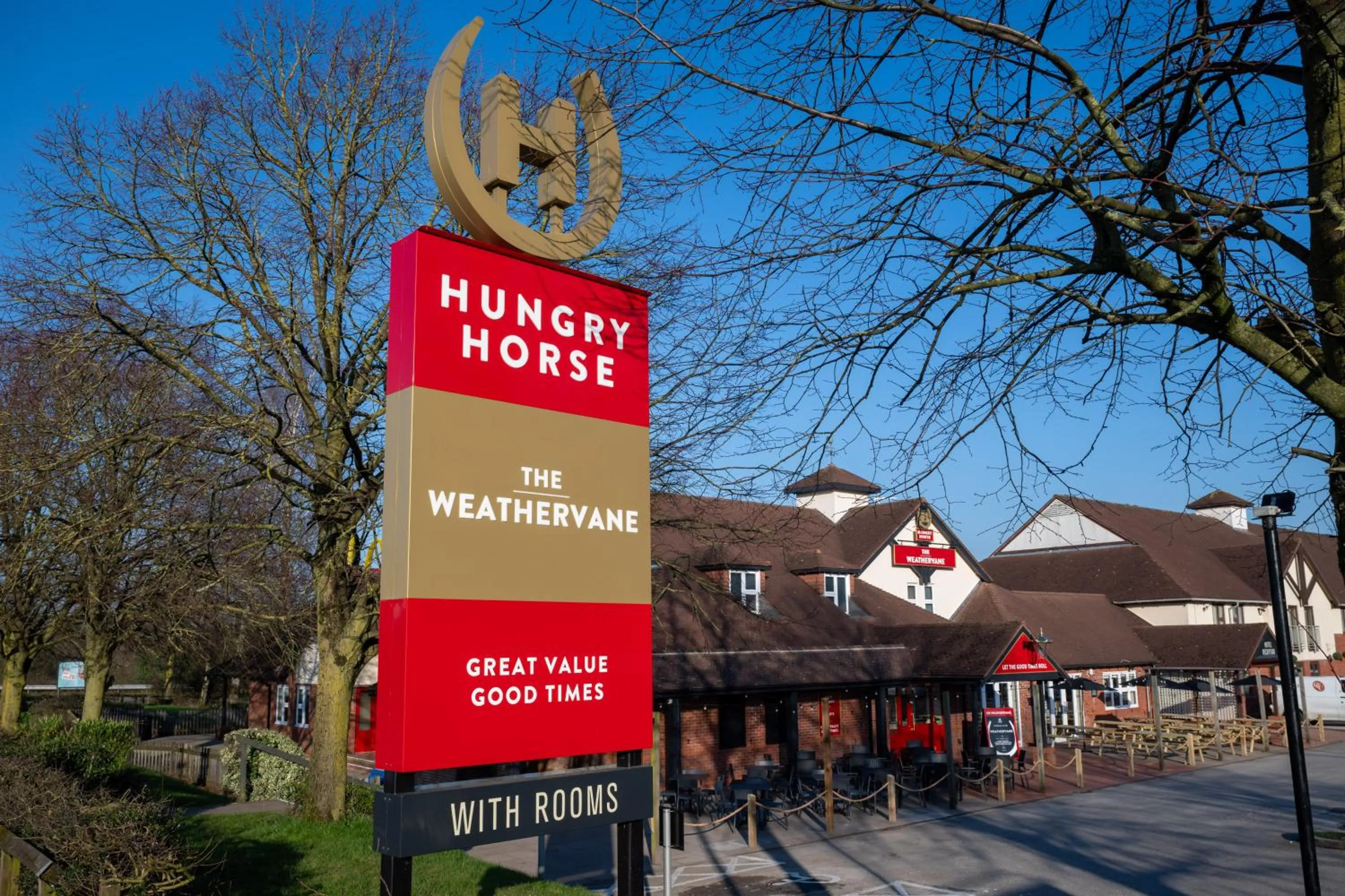 Property building in Weathervane Hotel by Greene King Inns
