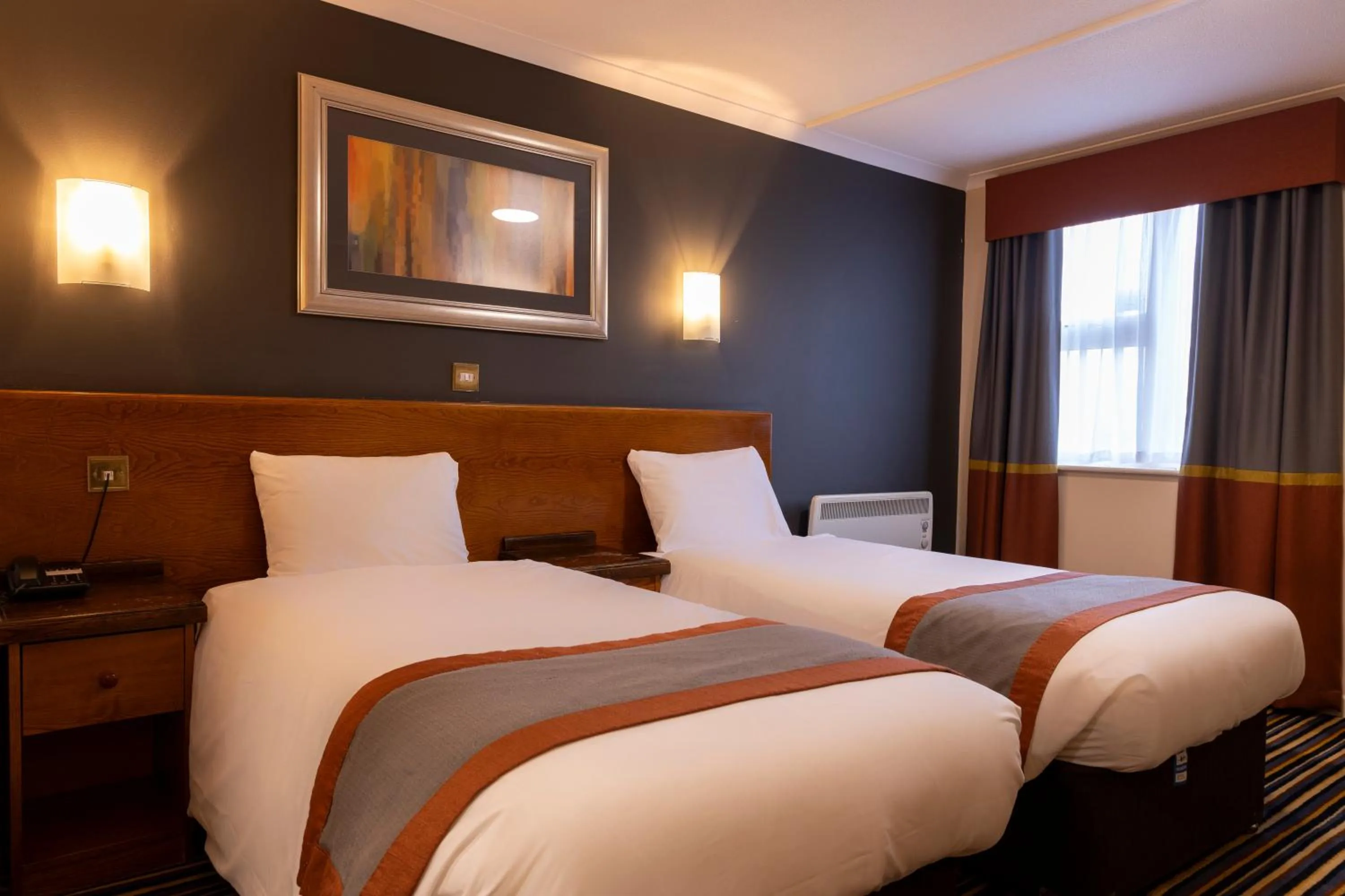 Bed in Weathervane Hotel by Greene King Inns