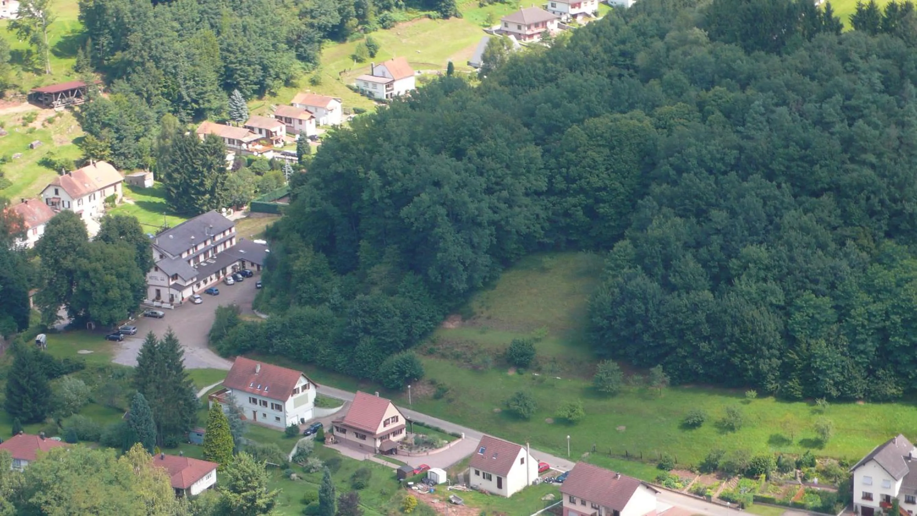 Bird's eye view in Auberge Des Mésanges